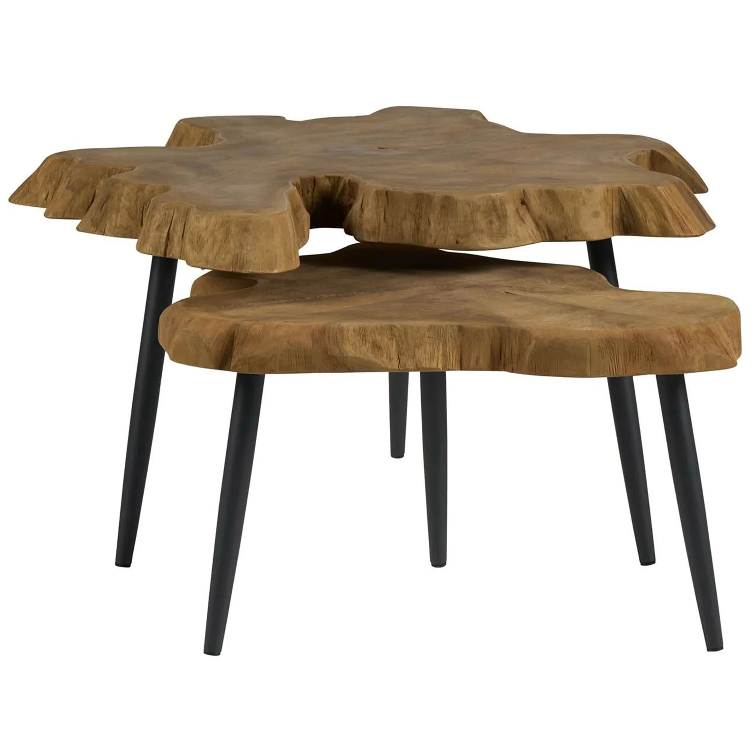 Oasis Driftwood Nesting Table, Natural - Image 3