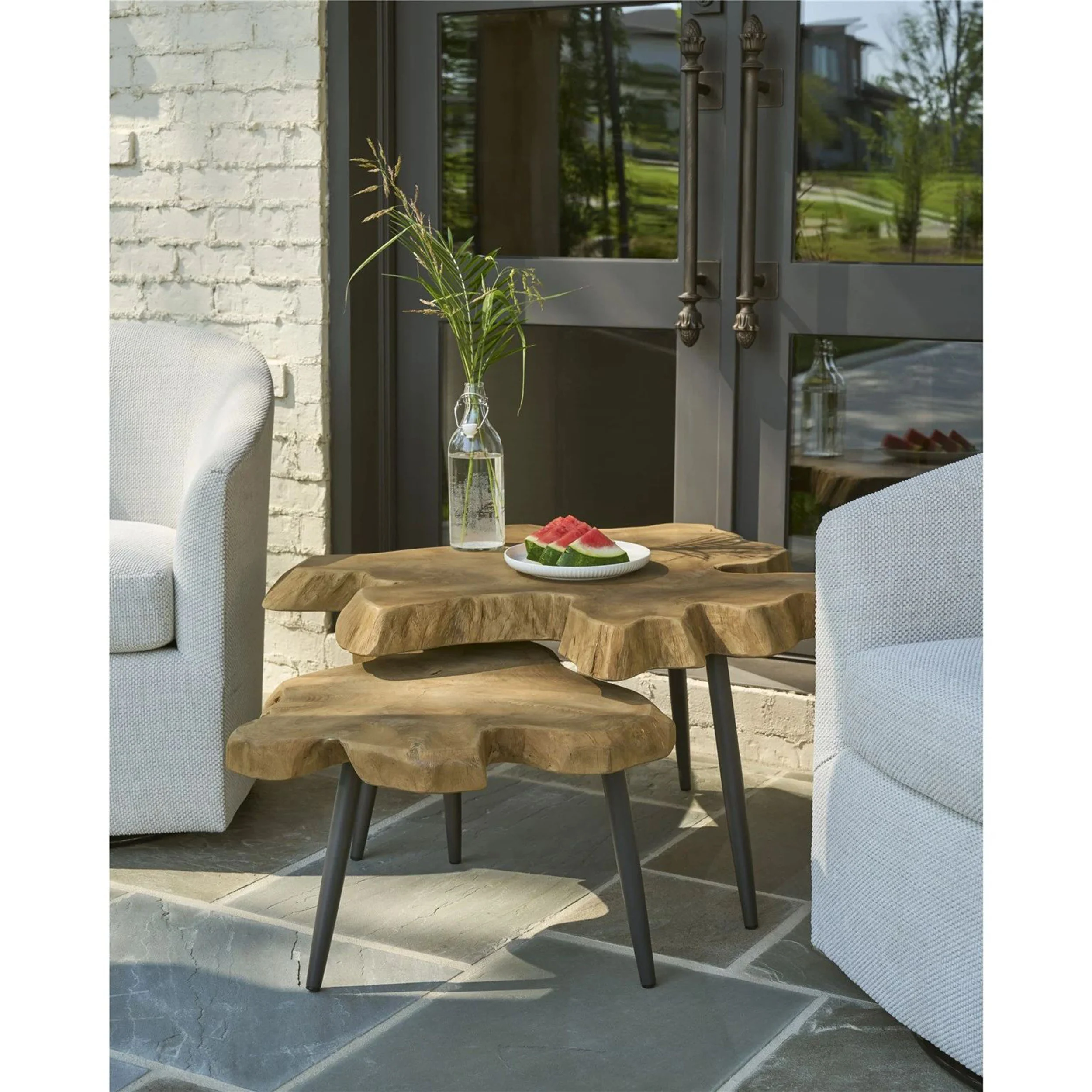 Oasis Driftwood Nesting Table, Natural - Image 5