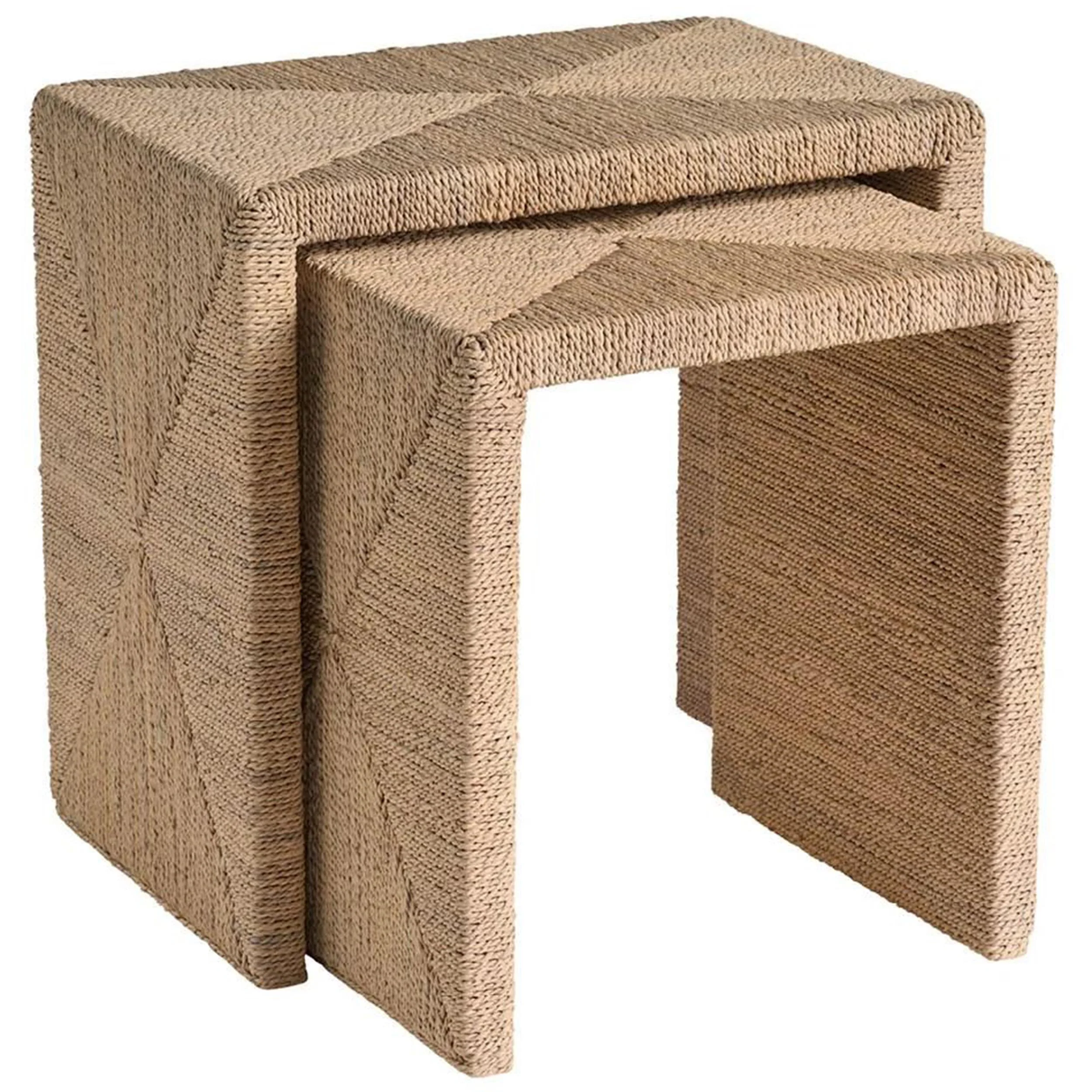 Oasis Nesting Table, Abaca