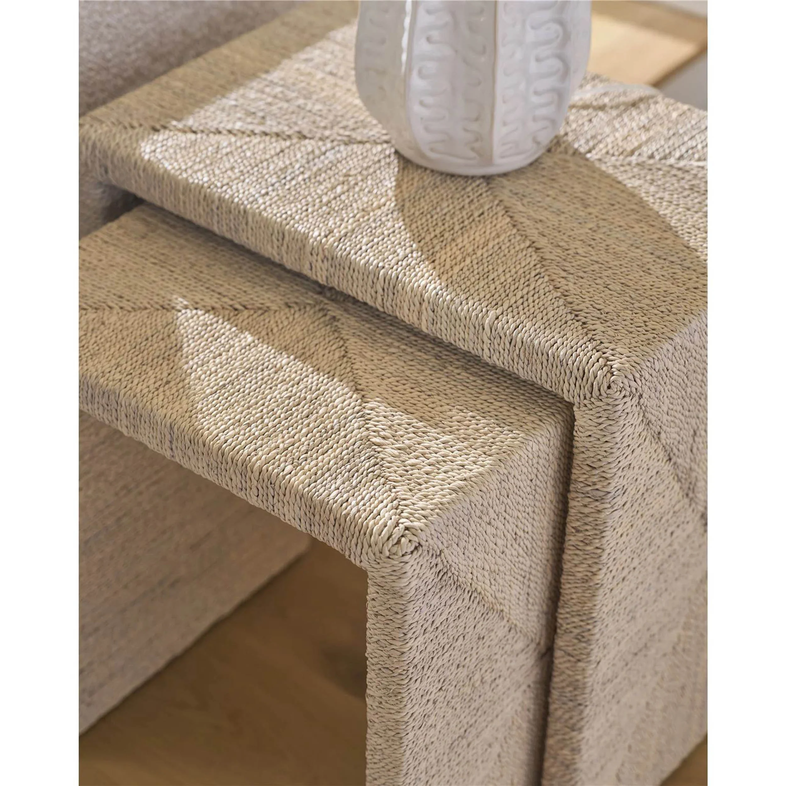 Oasis Nesting Table, Abaca - Image 4