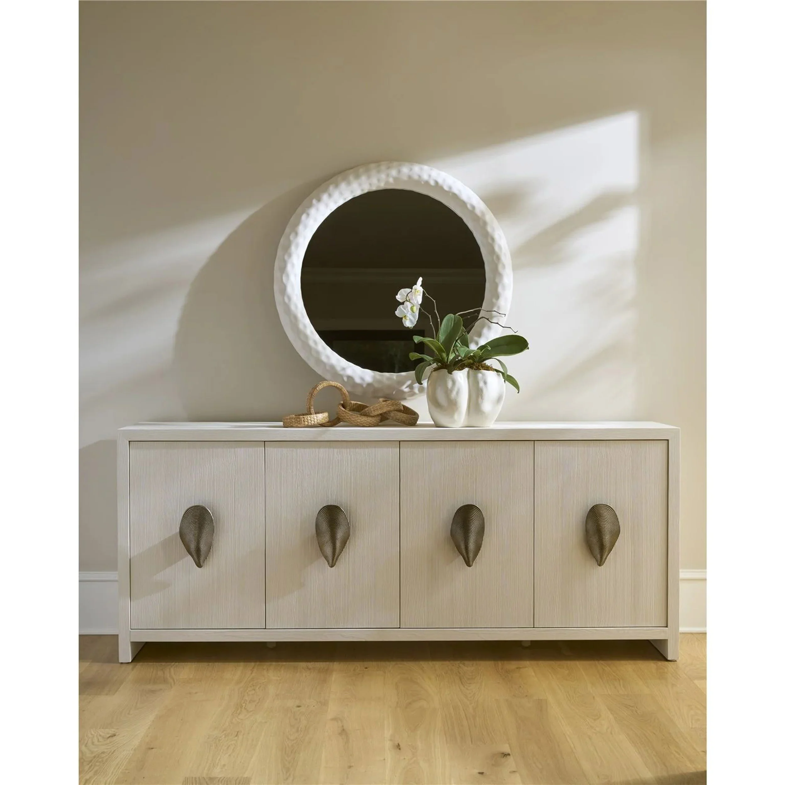 Oasis Oyster Shell Credenza, Shoreline - Image 5