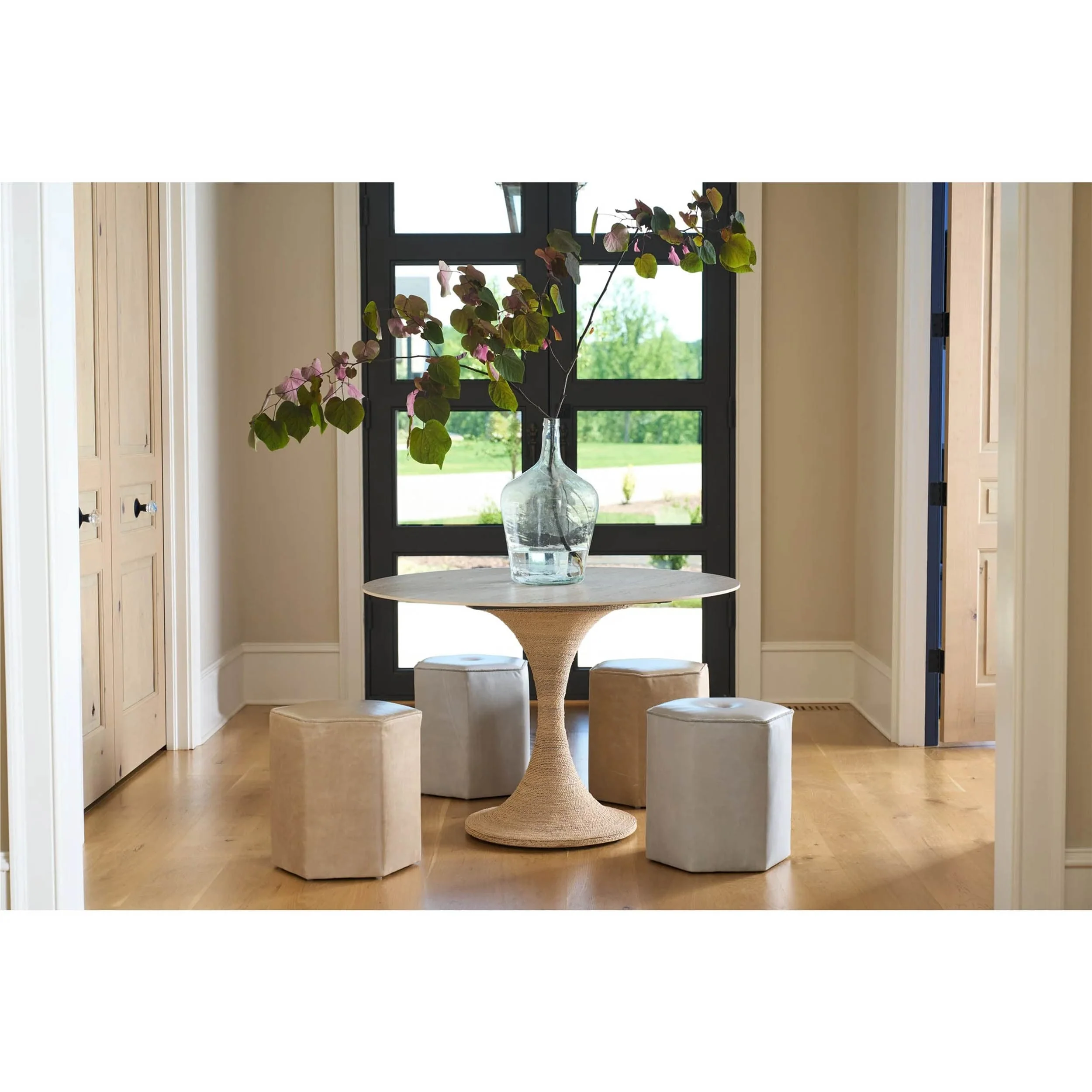Oasis Round Dining Table, Travertine Beige - Image 5