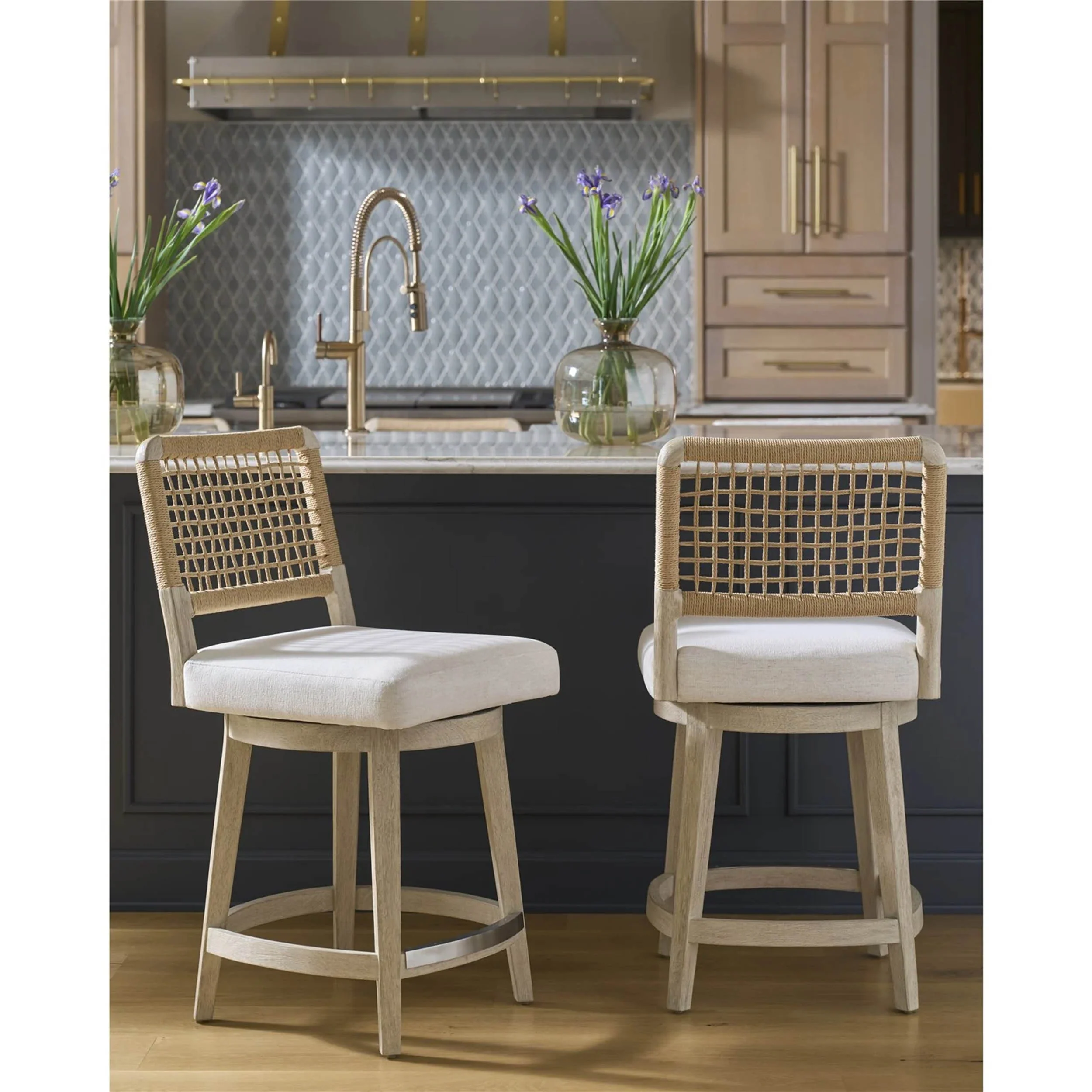 Oasis Swivel Counter Stool, Dockside - Image 3