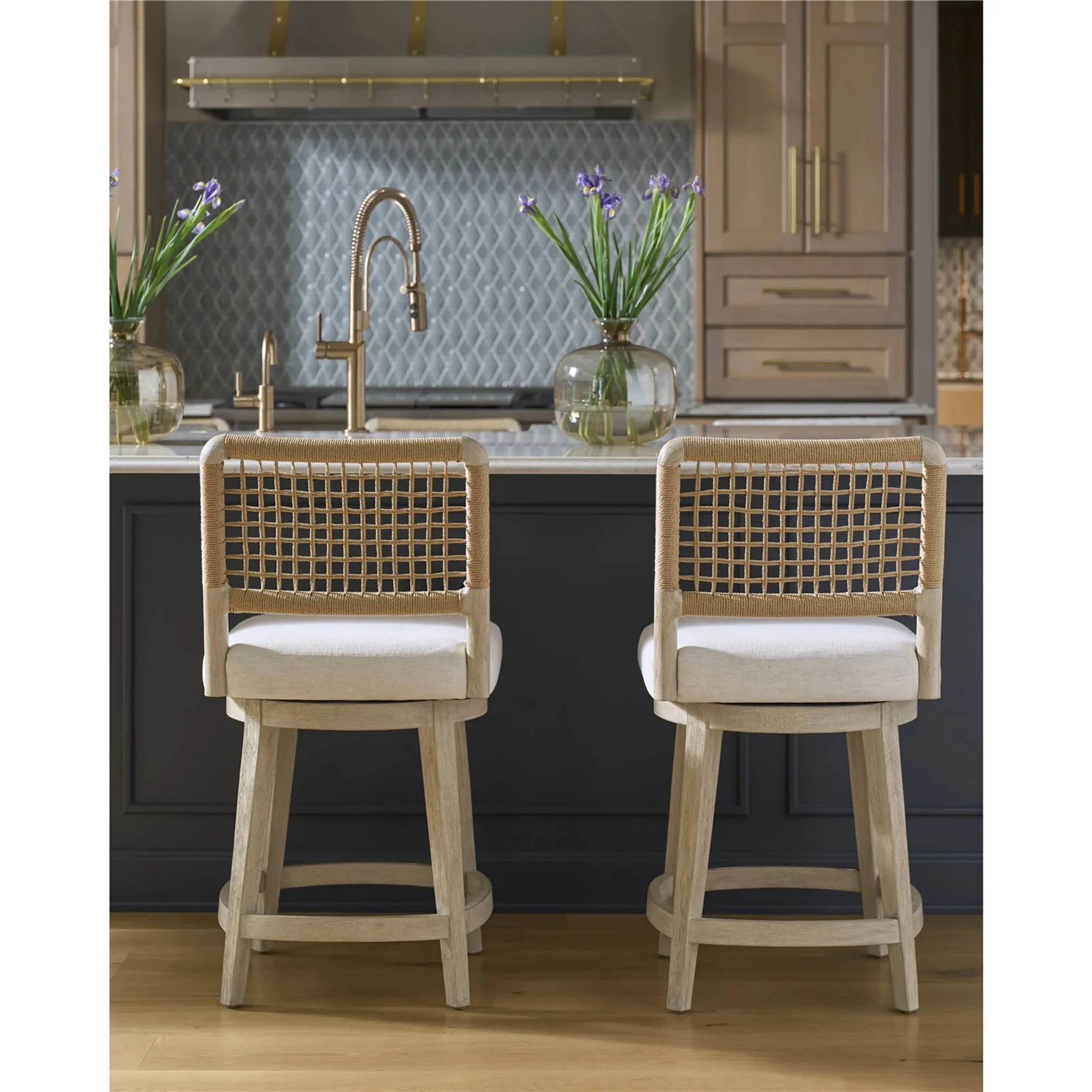 Oasis Swivel Counter Stool, Dockside - Image 4