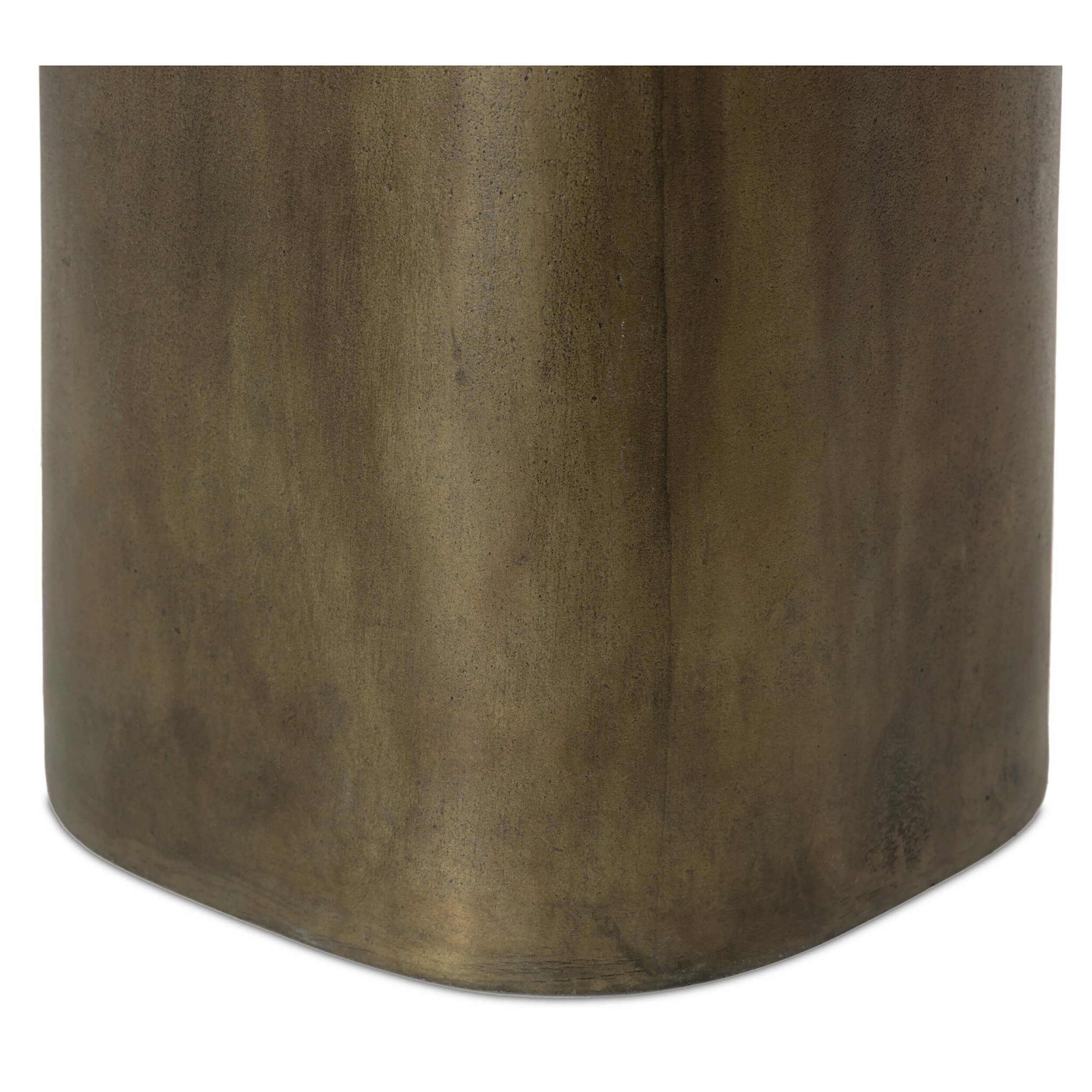 Odessa End Table, Textured Aged Brass by Four Hands - Image 5