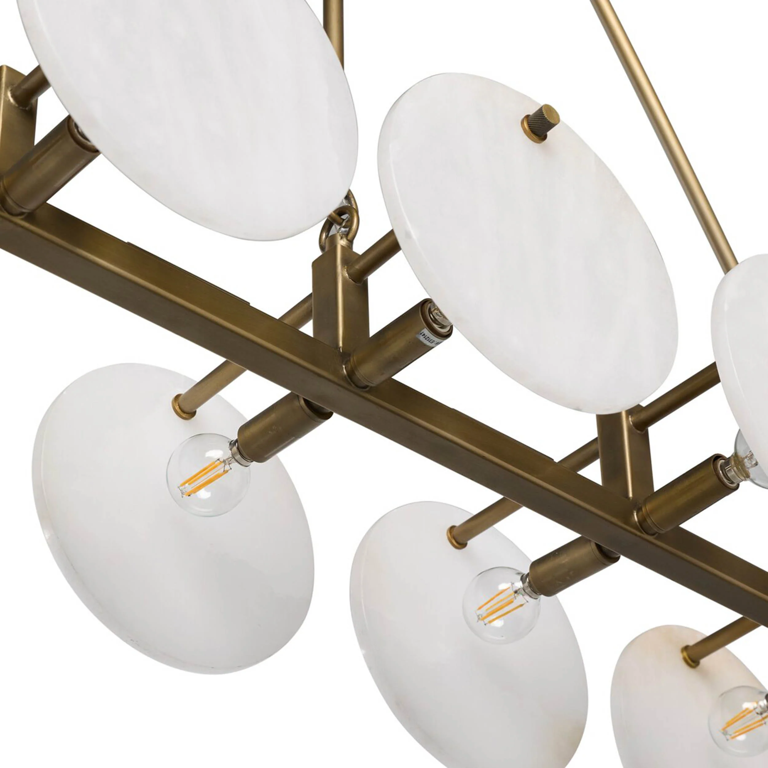 Marceline Chandelier, Antique Brass Iron by Four Hands - Image 5