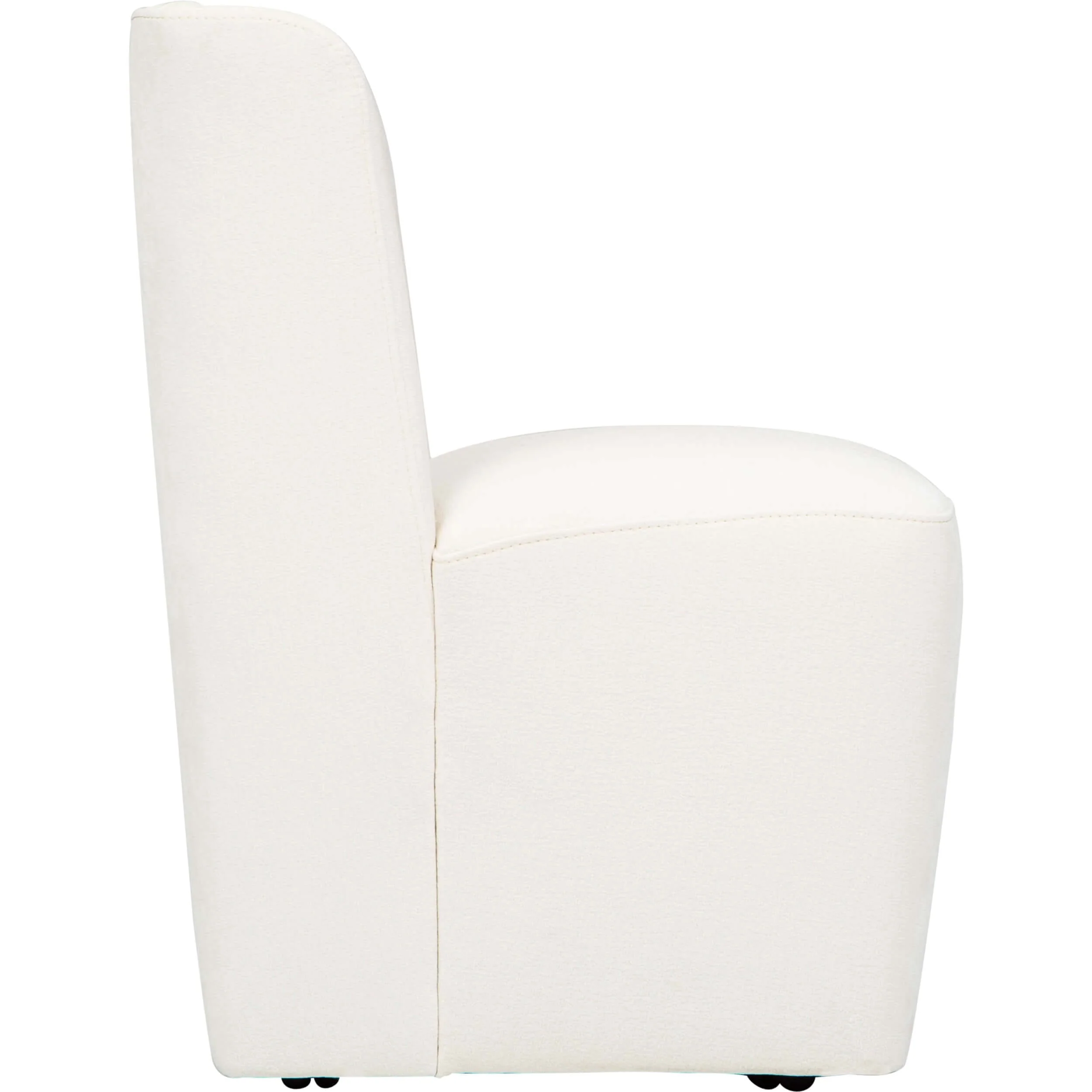 Odin Gliding Dining Chair, Capri Ivory, Set of 2 - Image 3