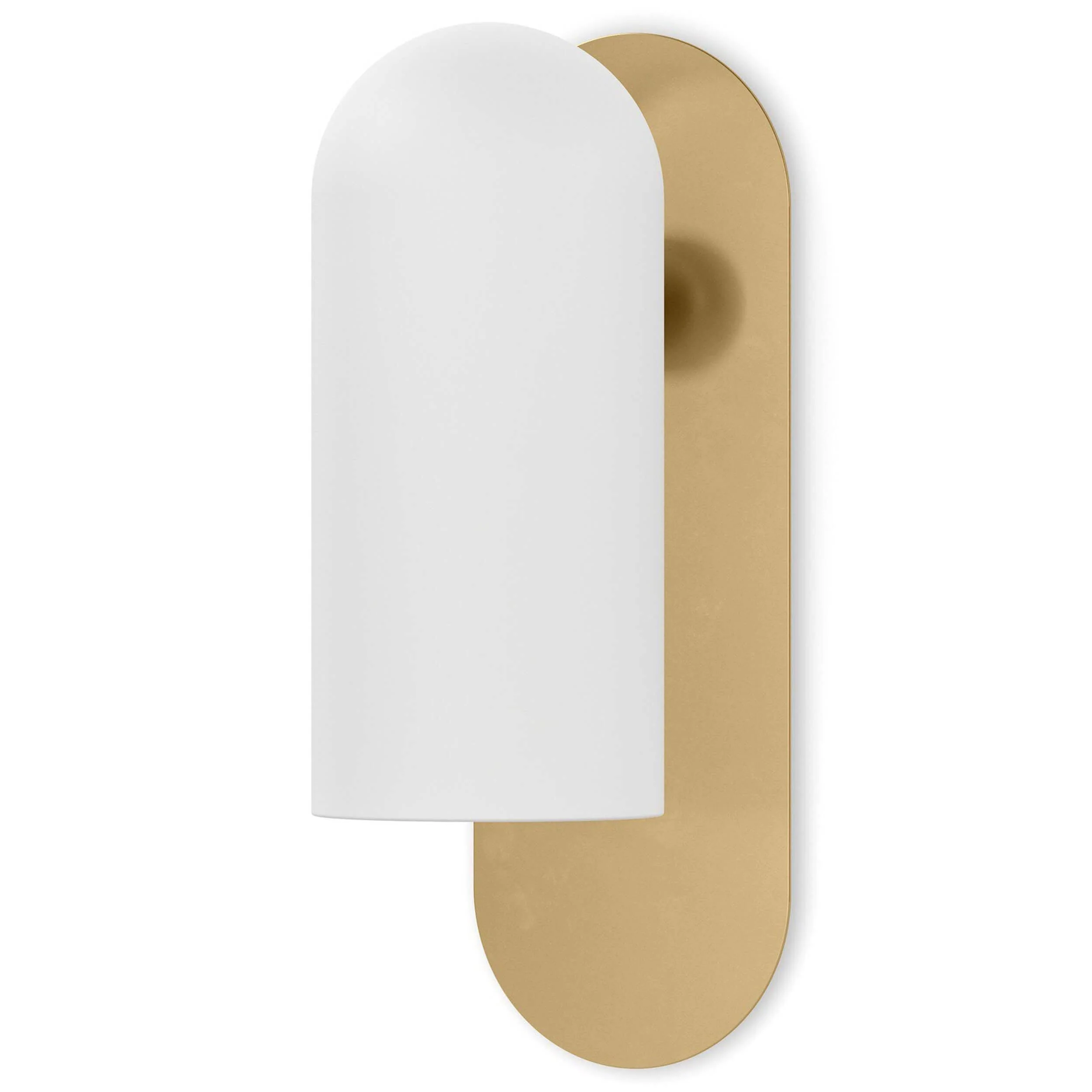 Odyssey Frosted Sconce, Burnished Brass by Four Hands