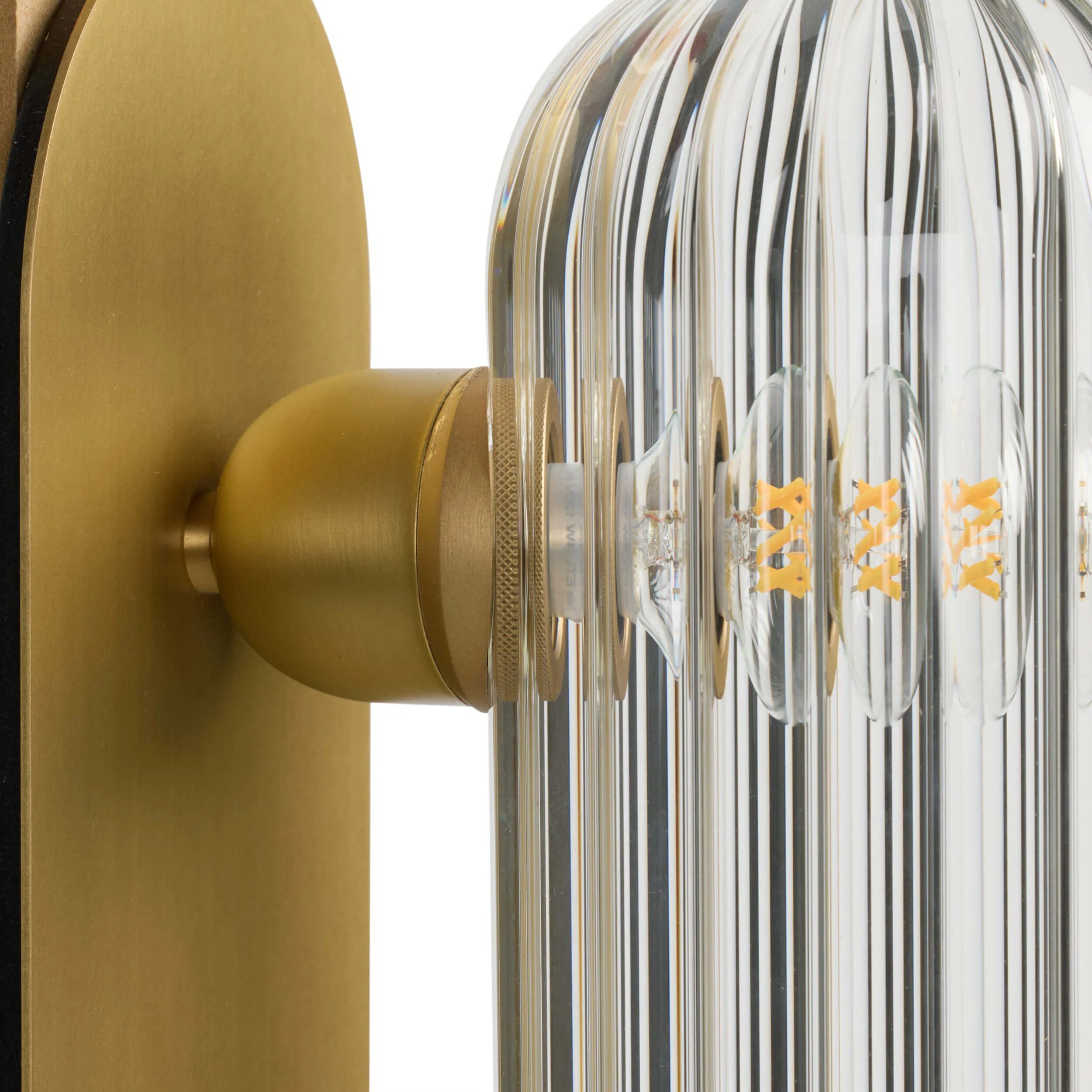 Odyssey Sconce, Burnished Brass/Black Gunmetal by Four Hands - Image 4