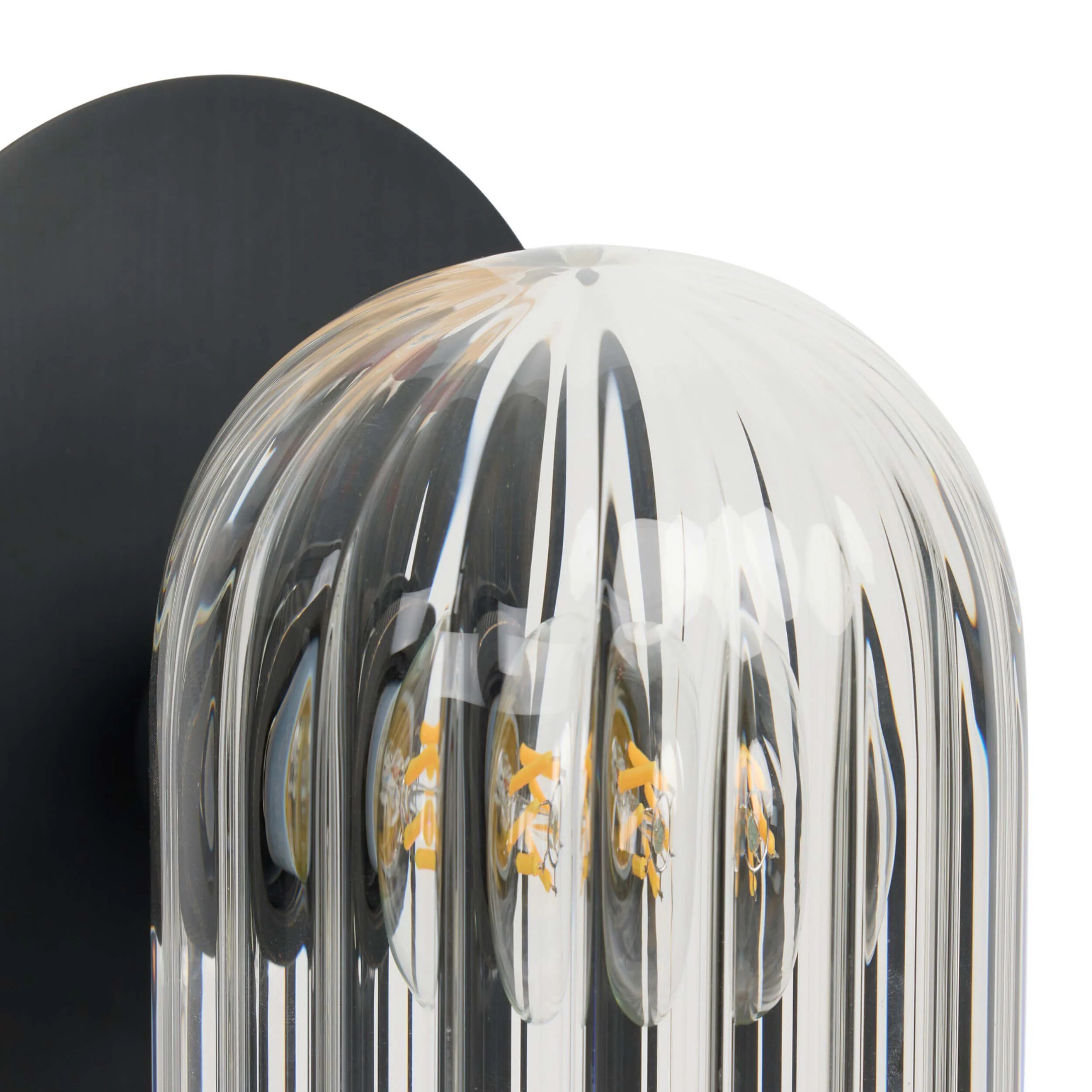 Odyssey Sconce, Clear/Black Gunmetal by Four Hands - Image 8
