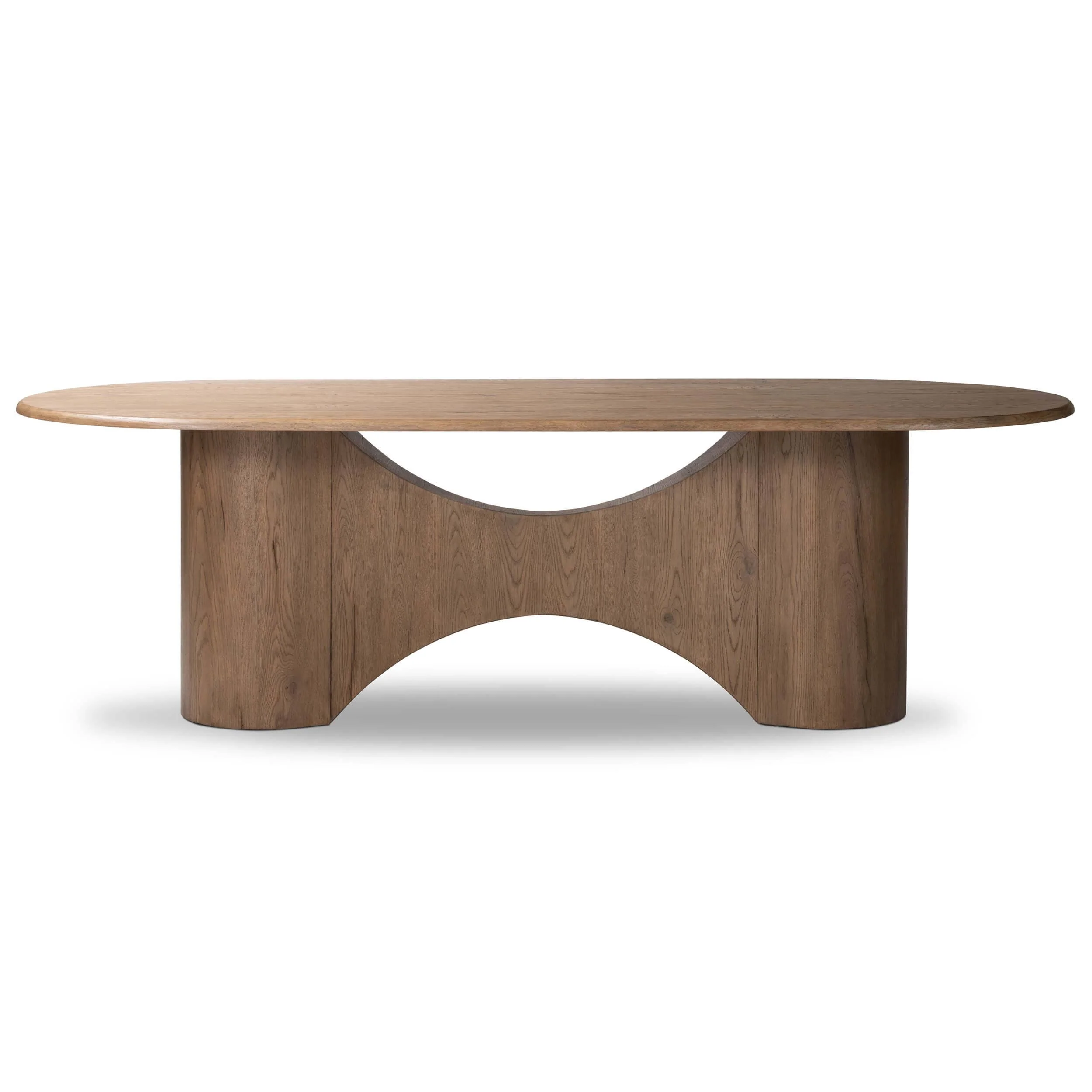 Olexey Oval Dining Table, Rubbed Light Oak by Four Hands - Image 2
