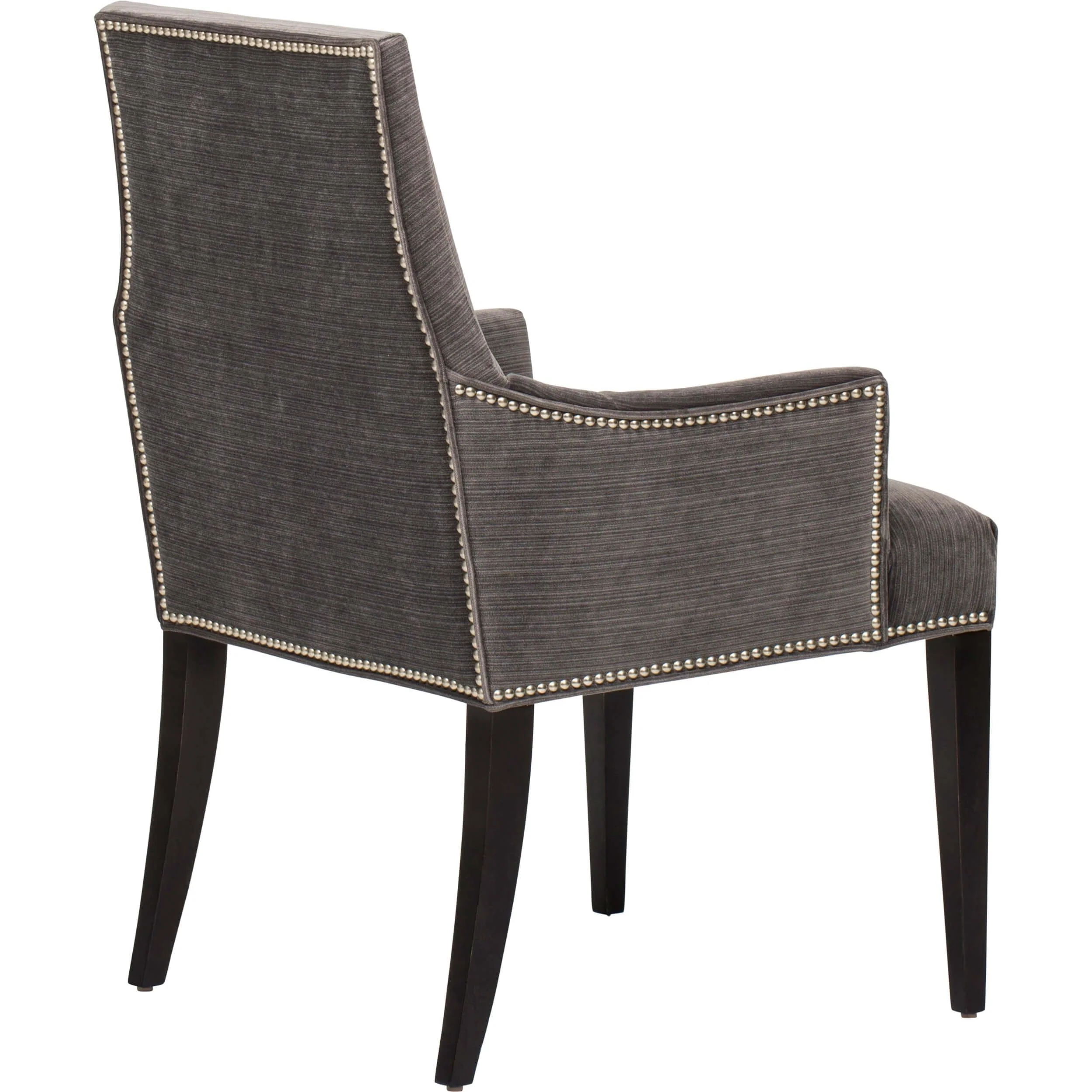 Oliver Arm Chair, Valhalla Pewter, Pewter Nailheads - Image 4