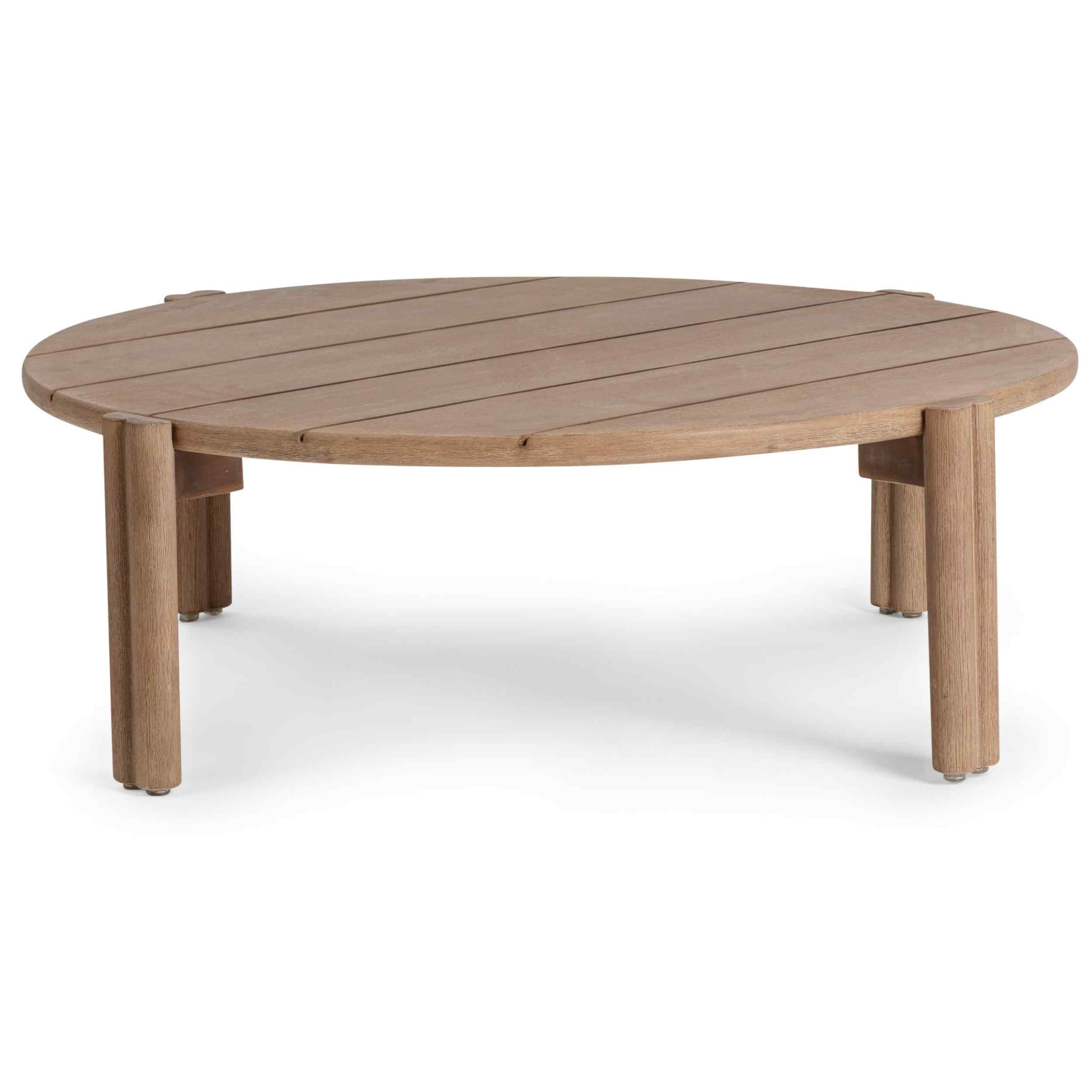 Oliver Outdoor Round Coffee Table, Butterscotch - Image 3
