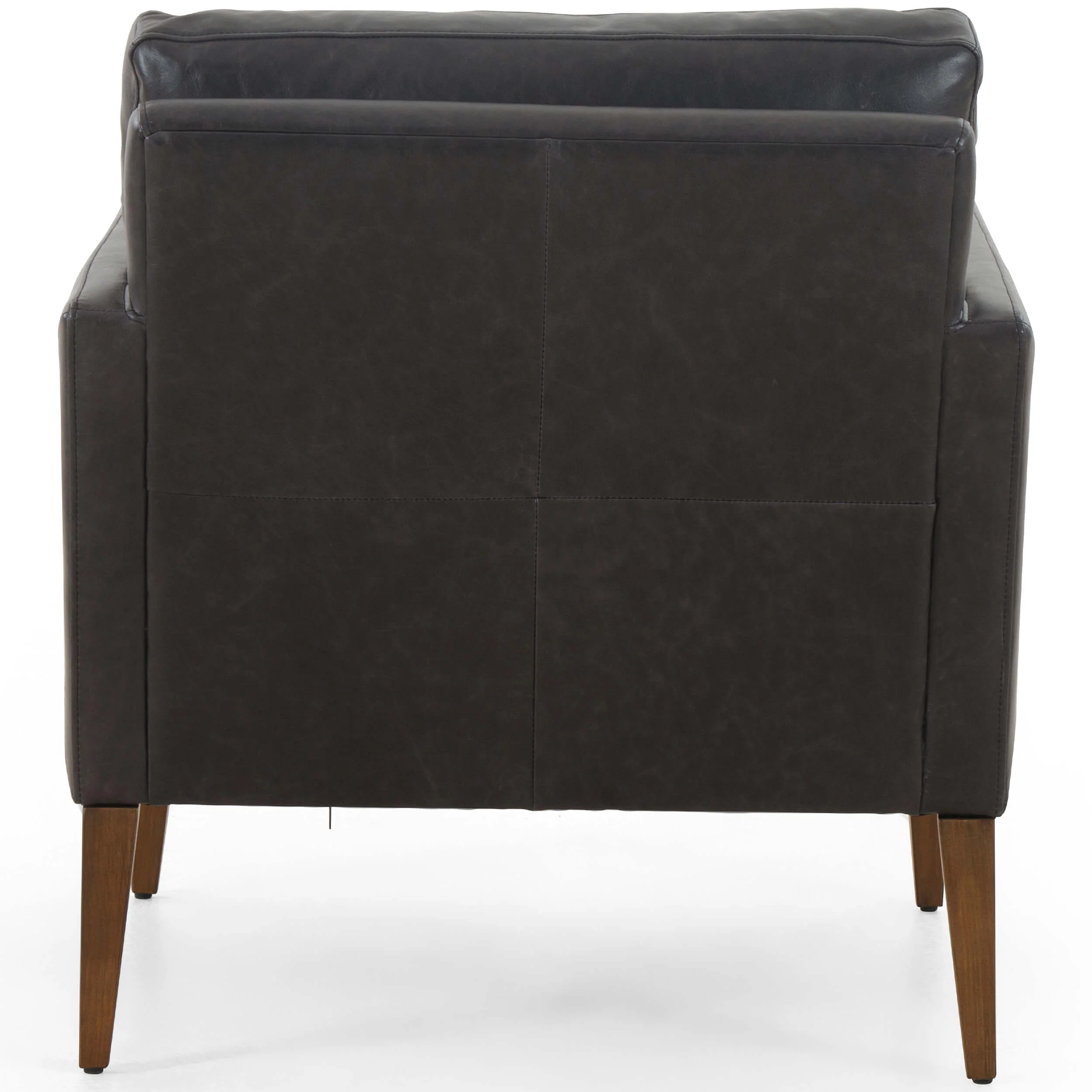Olson Leather Chair, Sonoma Black by Four Hands - Image 4