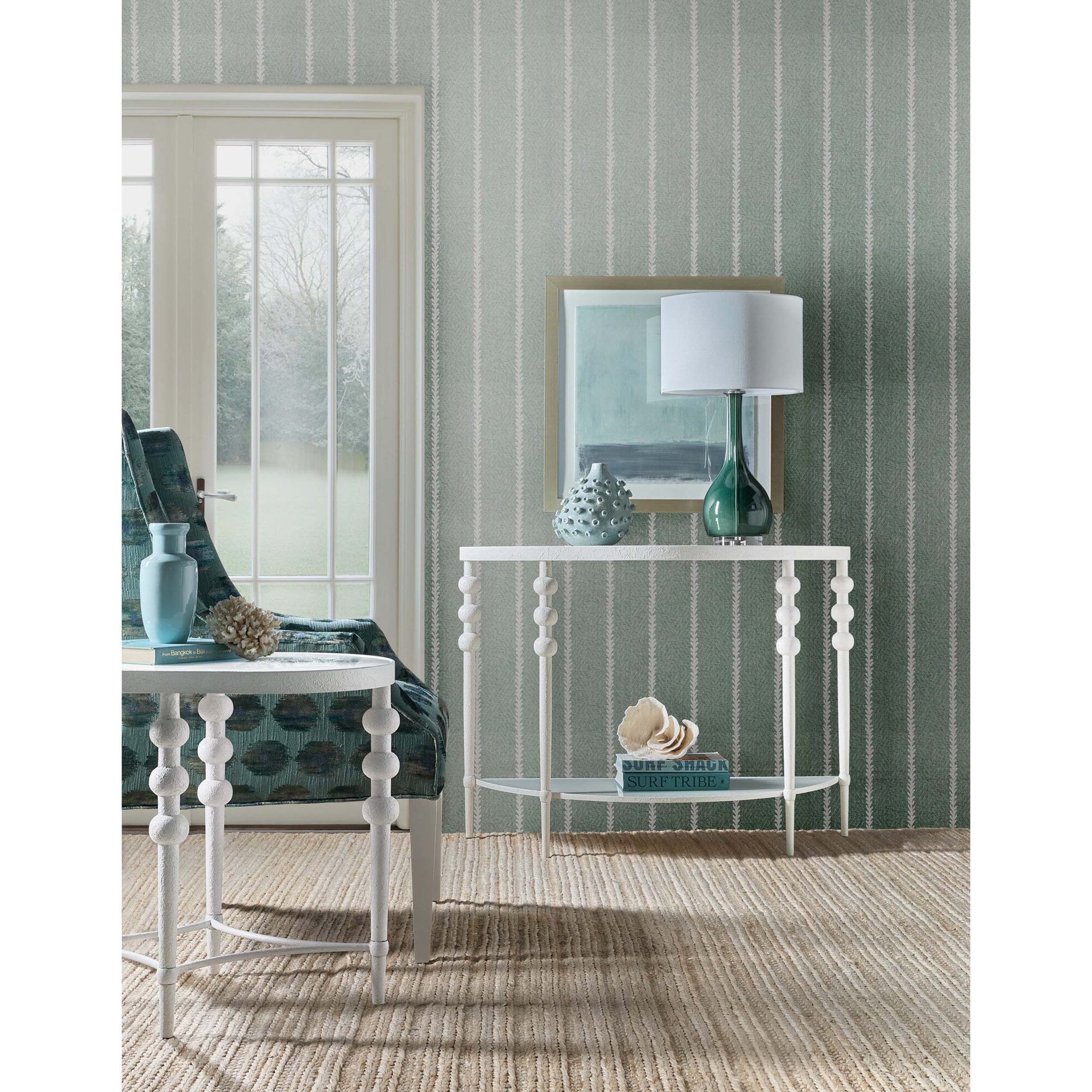 On the Bright Side Demilune Console, White - Image 4