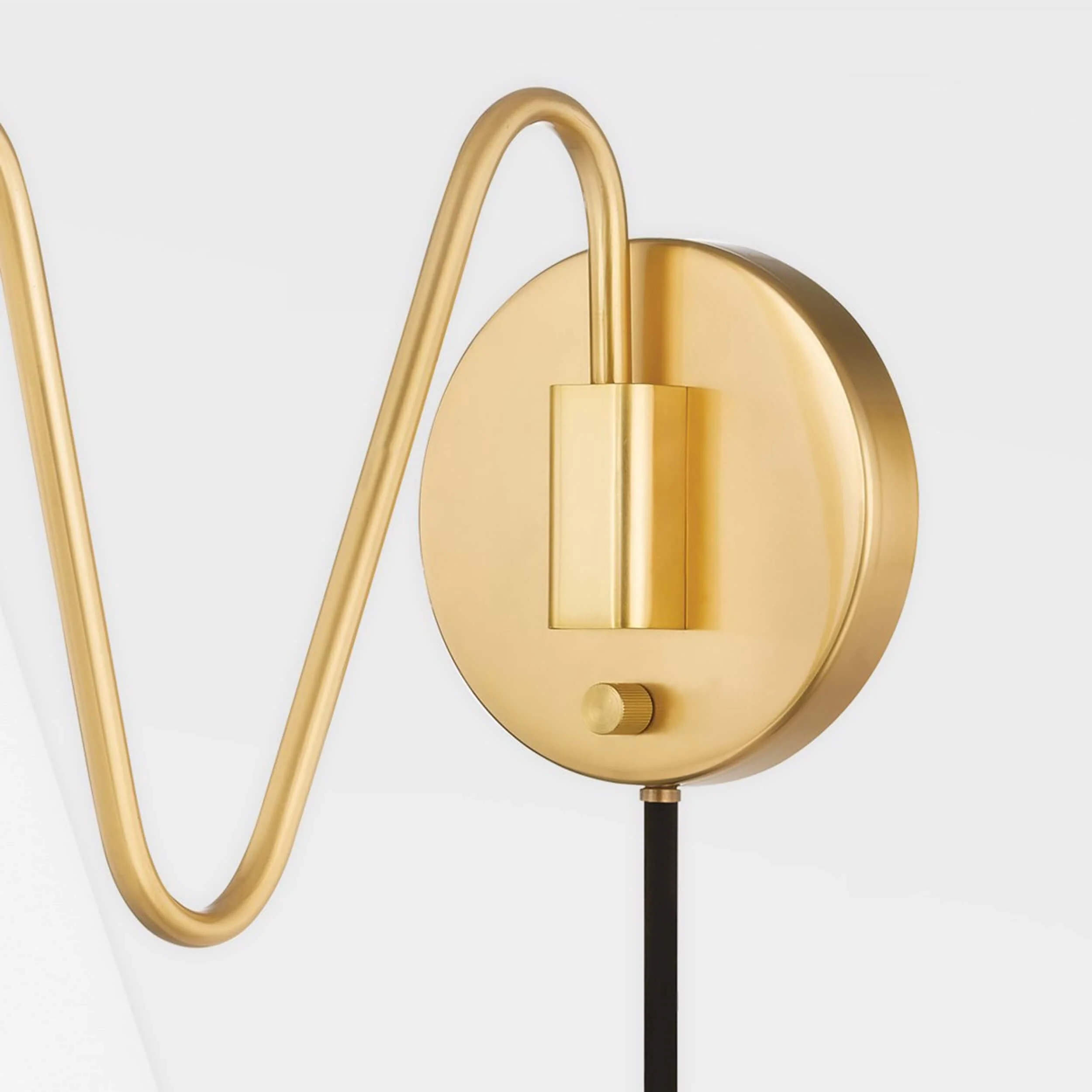 Onda Wall Sconce, Aged Brass - Image 3
