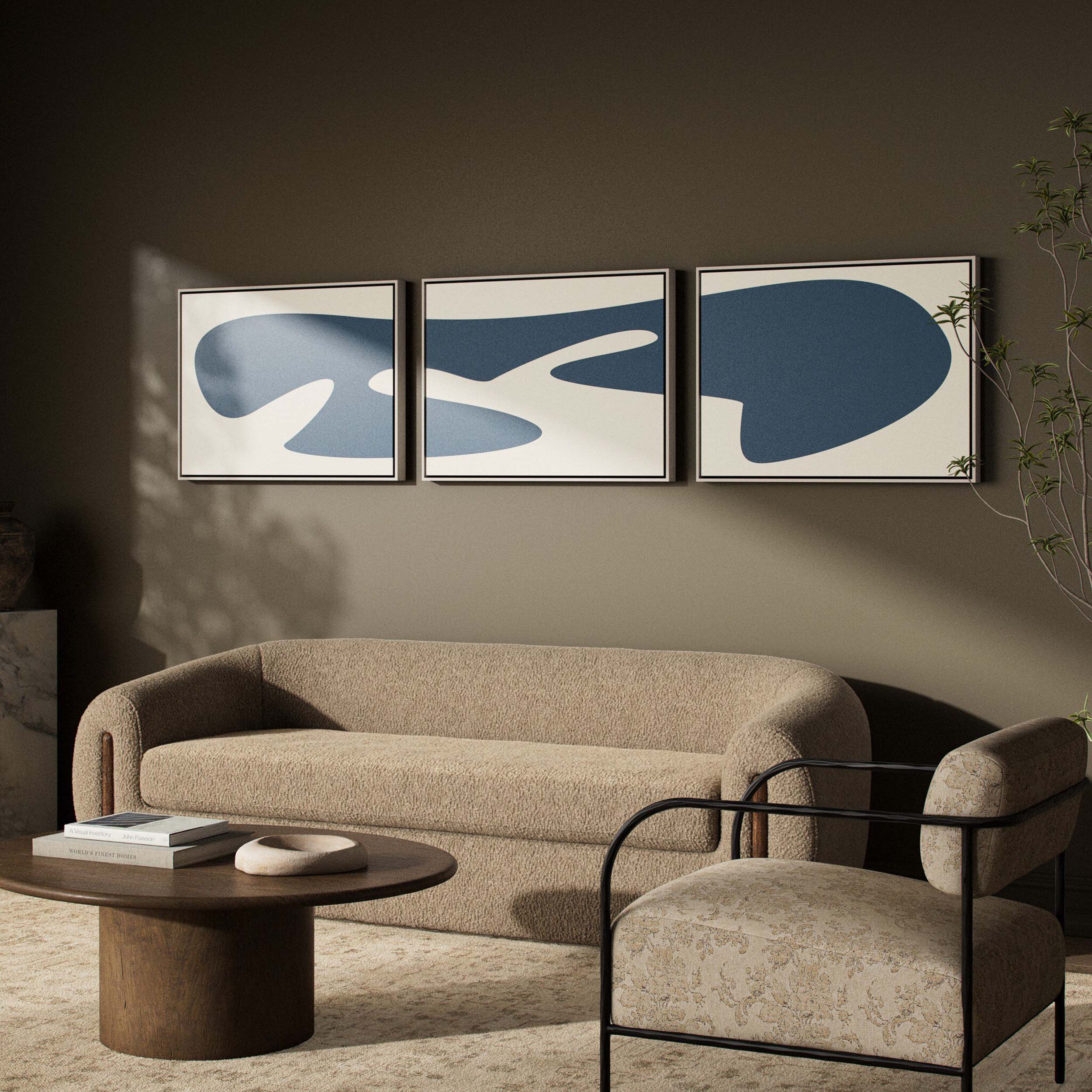 Organic Curves 3 Triptych by FH Art Studio by Four Hands - Image 9