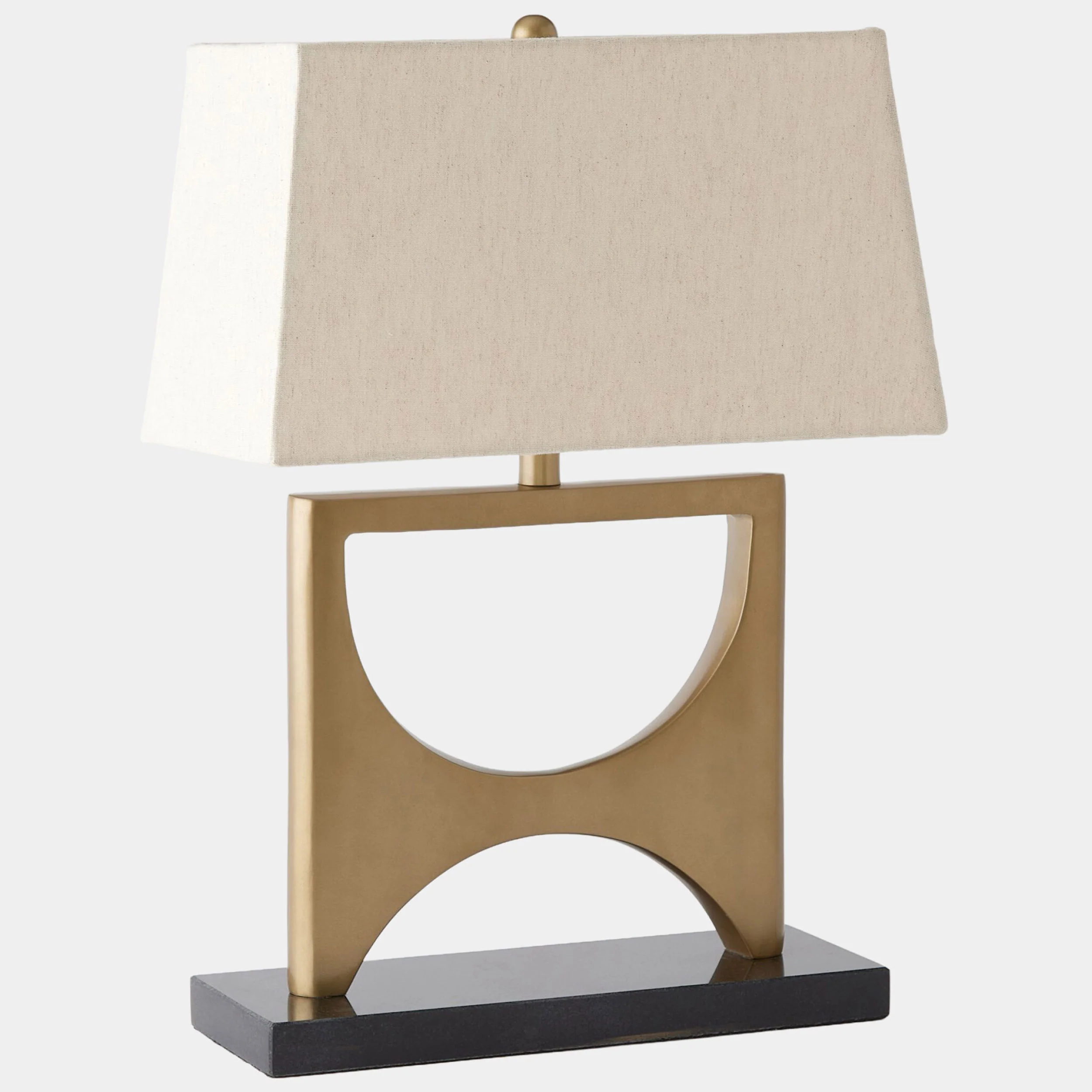 Tabby Table Lamp, Antique Brass - Image 2