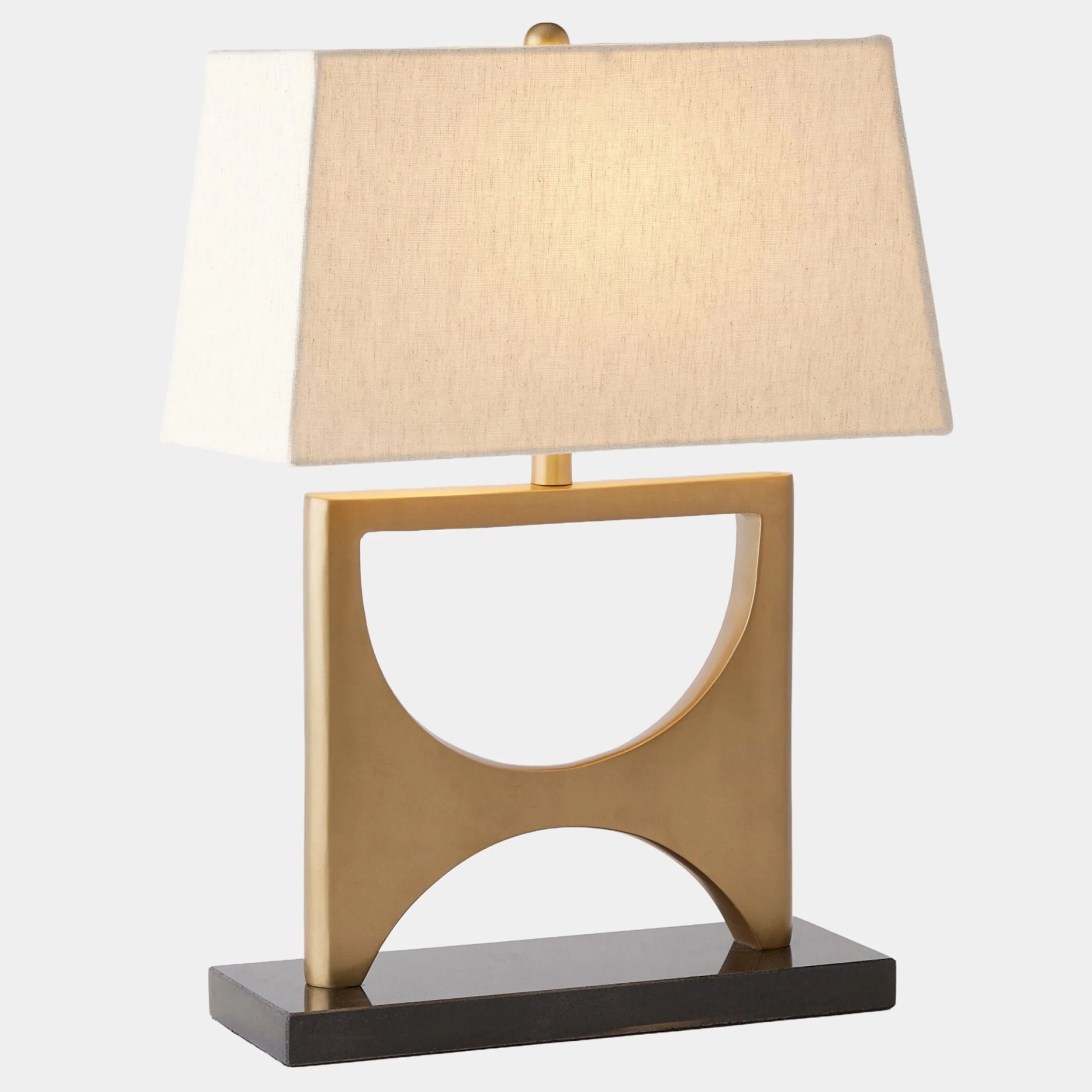 Tabby Table Lamp, Antique Brass - Image 4