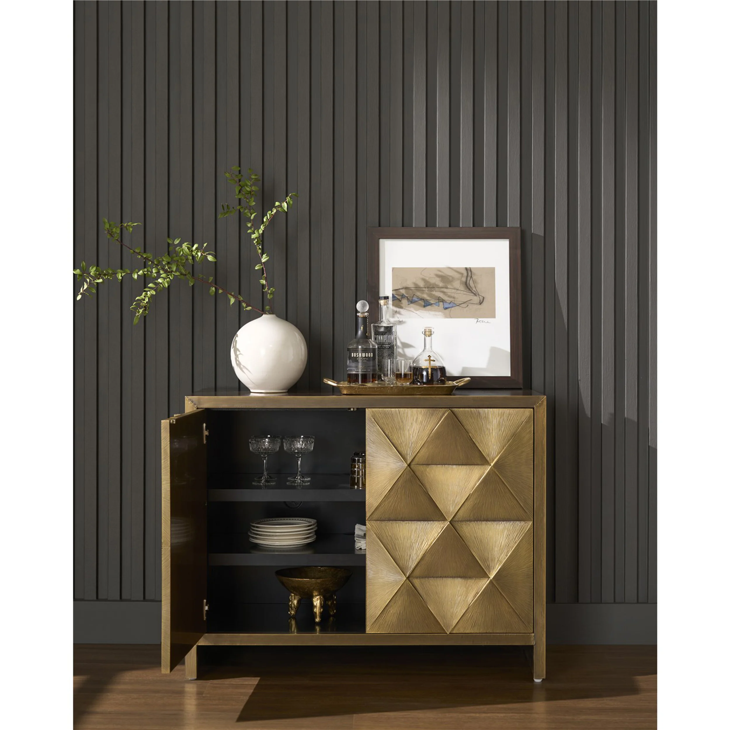 Origami Chest, Aged Gold - Image 4