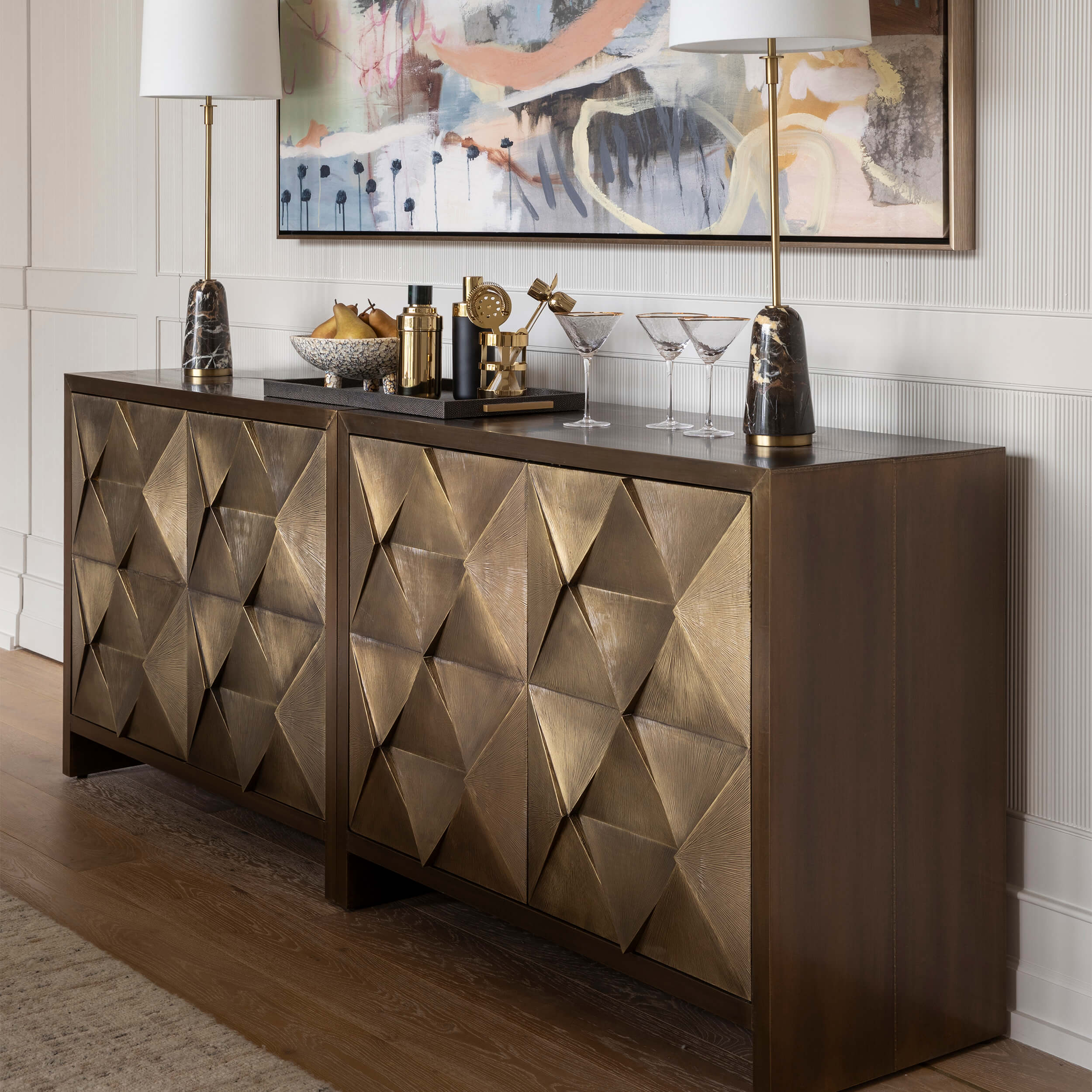 Origami Chest, Aged Gold - Image 6