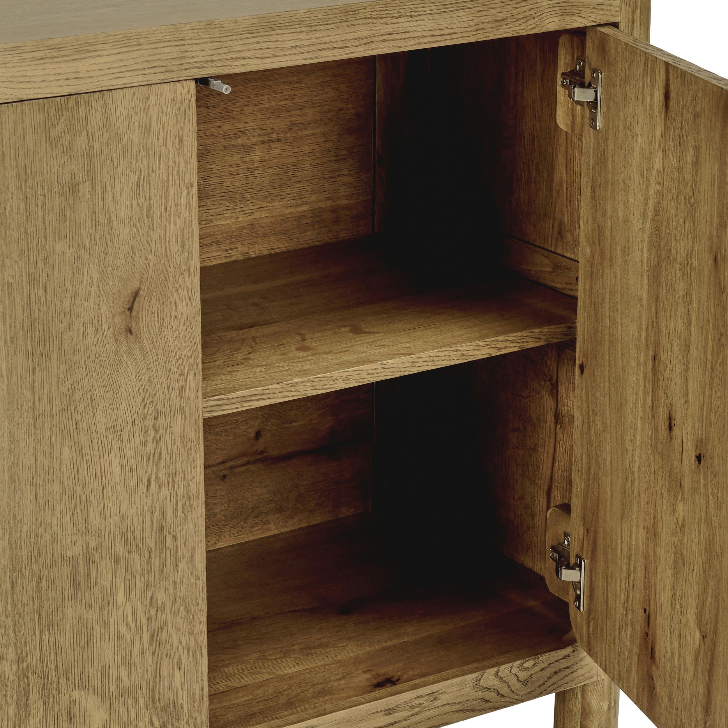 Orlando 4 Door Buffet, Light Brown - Image 6