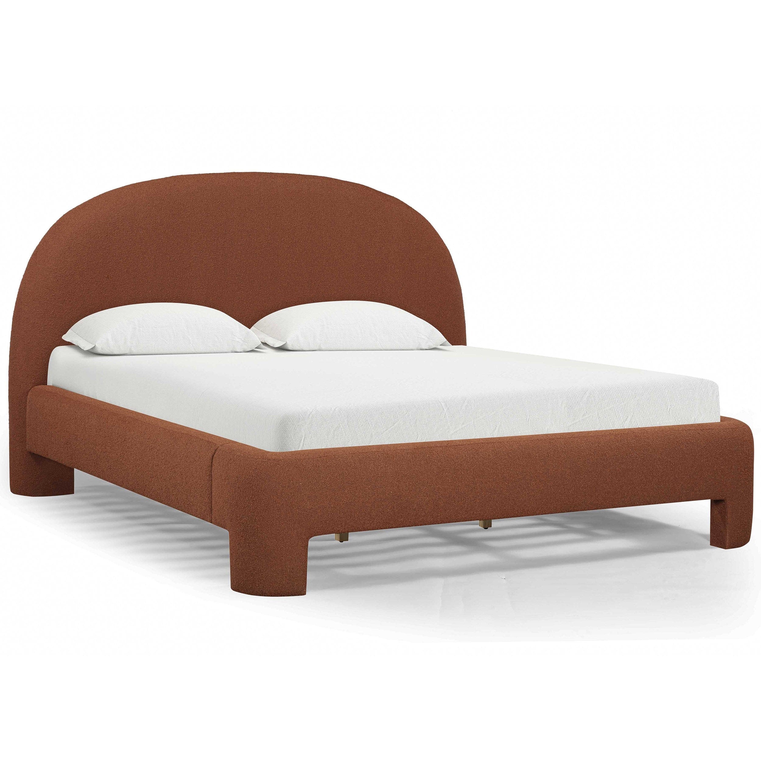 Orphea Boucle Bed, Autumn Red - Image 4