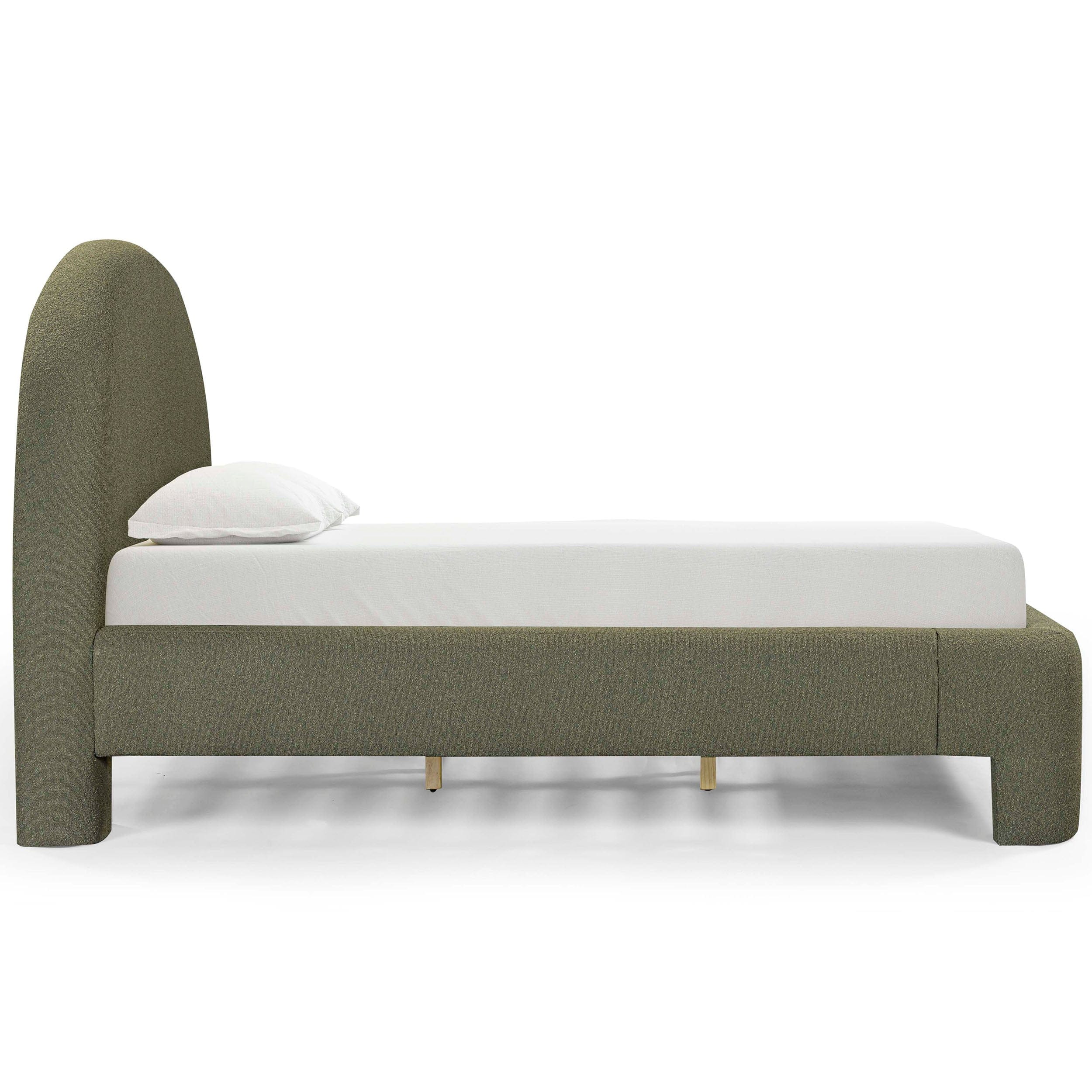 Orphea Boucle Bed, Kale Green - Image 3