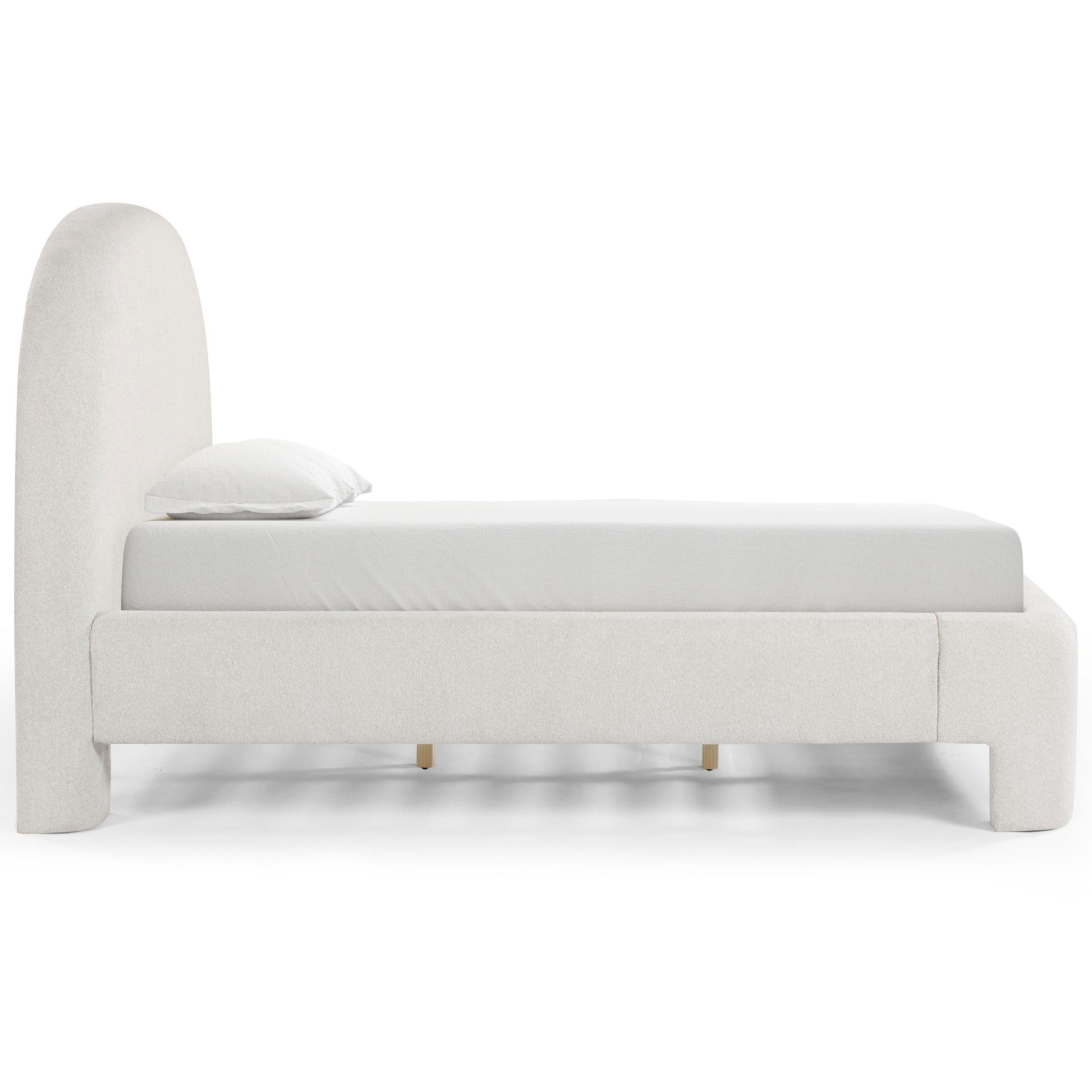Orphea Boucle Bed, Off-White - Image 6