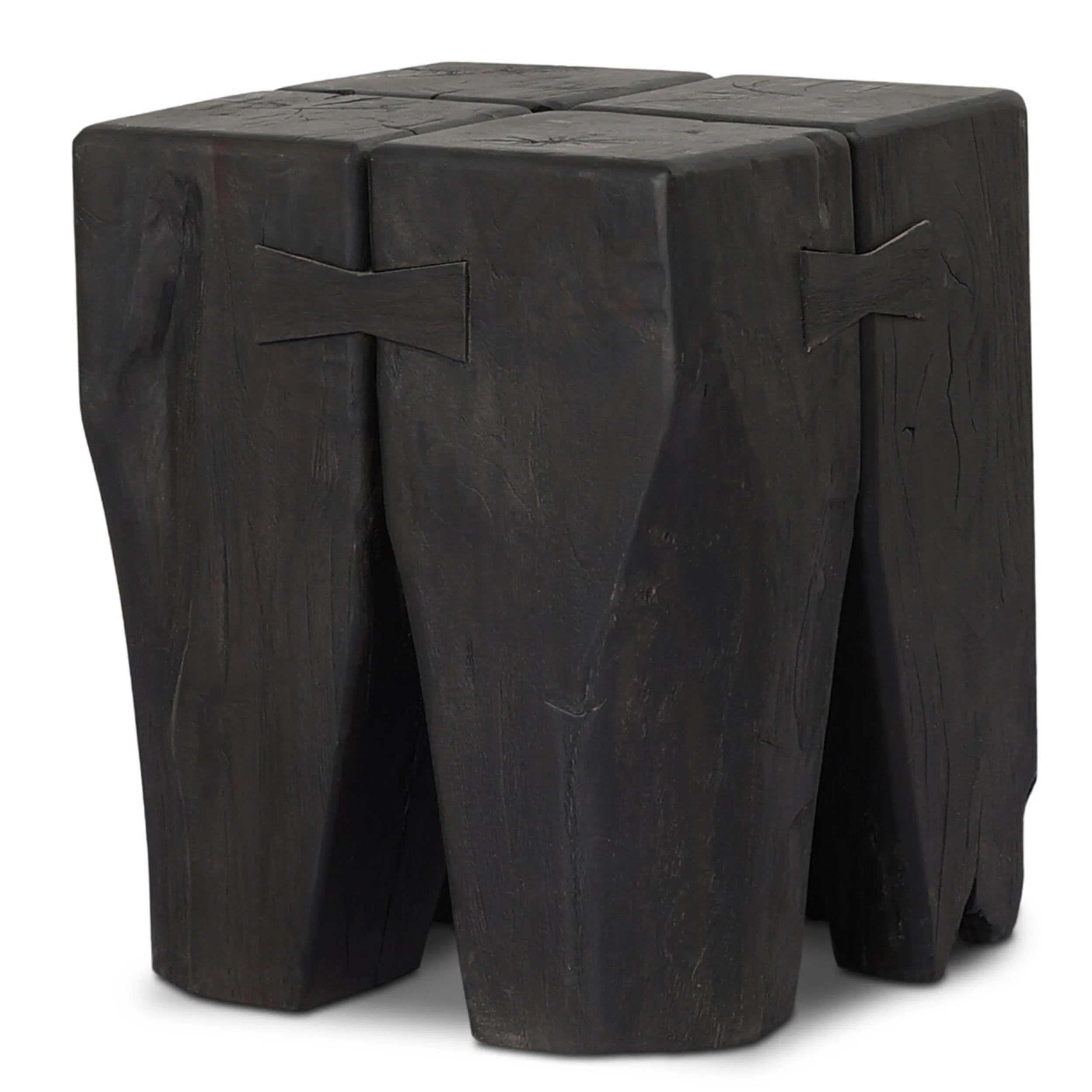 Oshan Outdoor End Table, Black by Four Hands