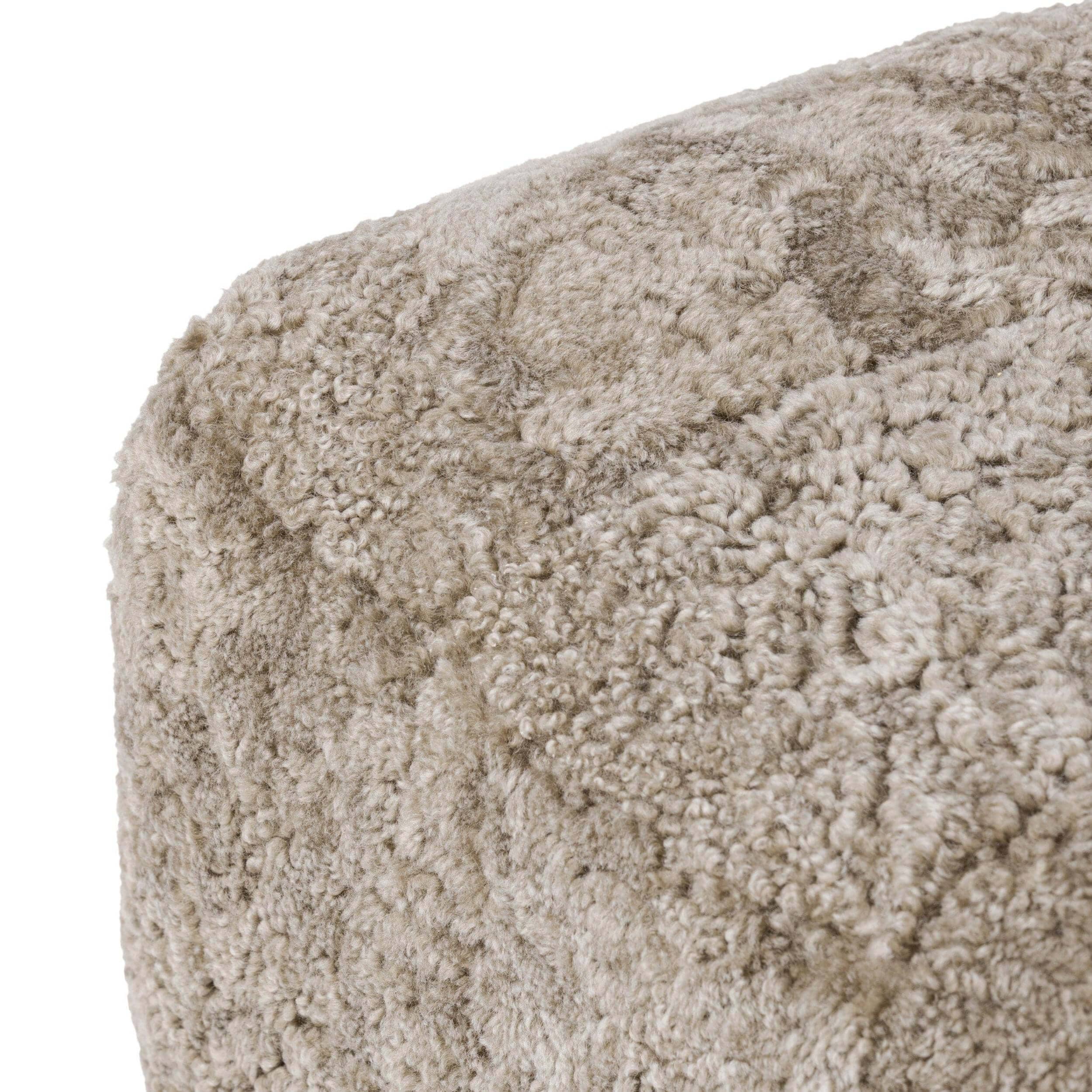 Oslo Ottoman, Taupe by Amber Lewis x Four Hands - Image 4