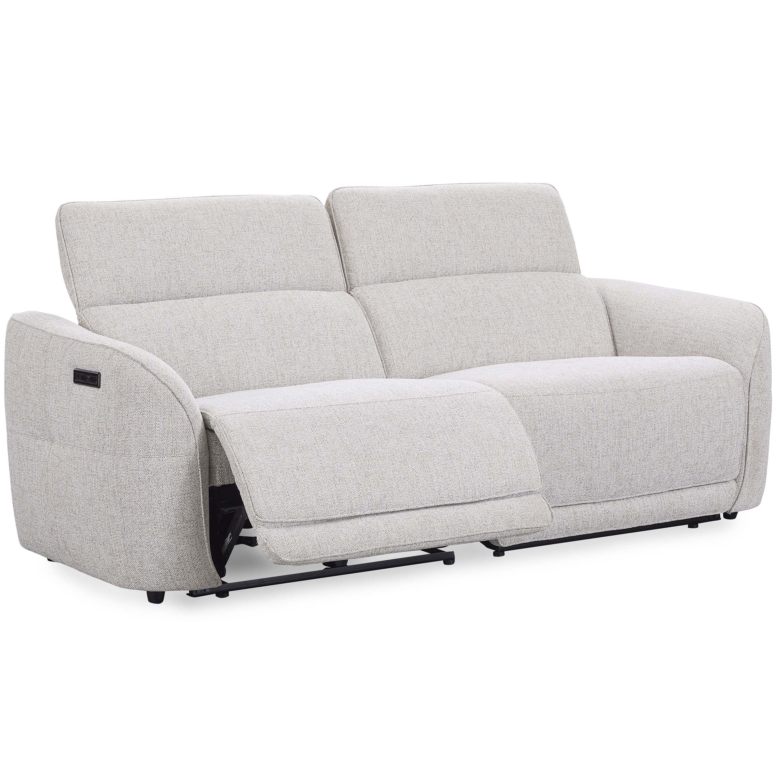 Ostend Power Recliner Sofa, Light Grey - Image 4