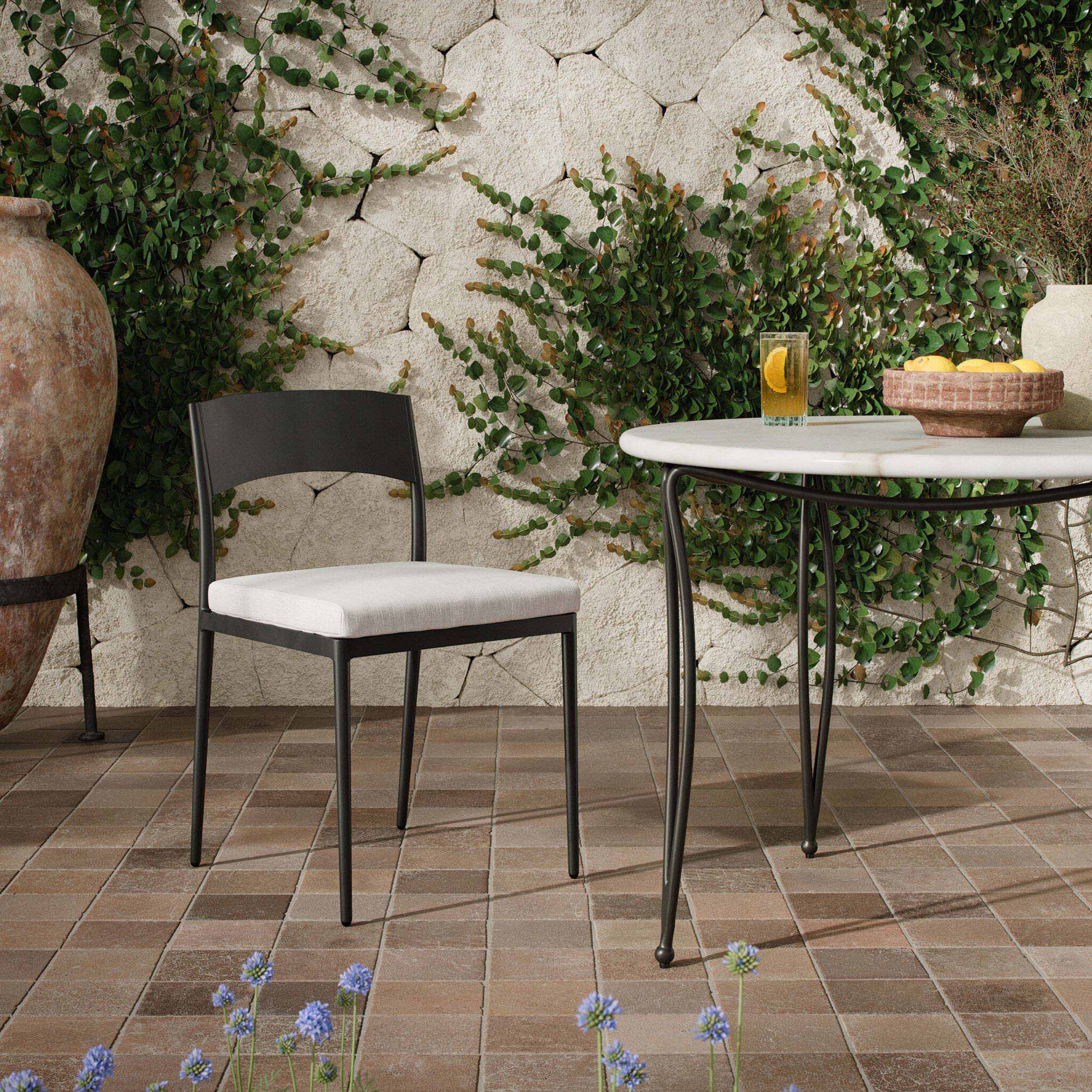 Otso Outdoor Dining Chair, Vergo Cream, Set of 2 by Four Hands - Image 8