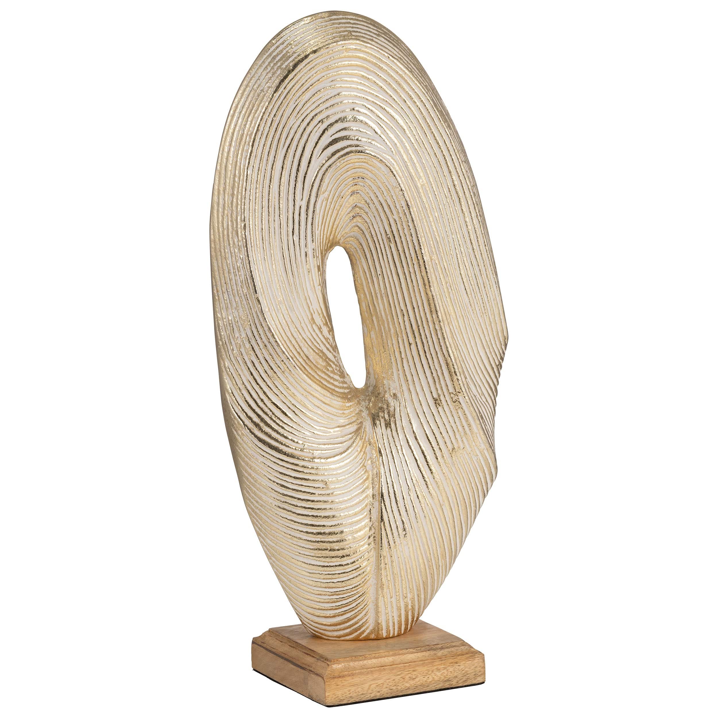 Oval Tabletop Decor, Gold - Image 2