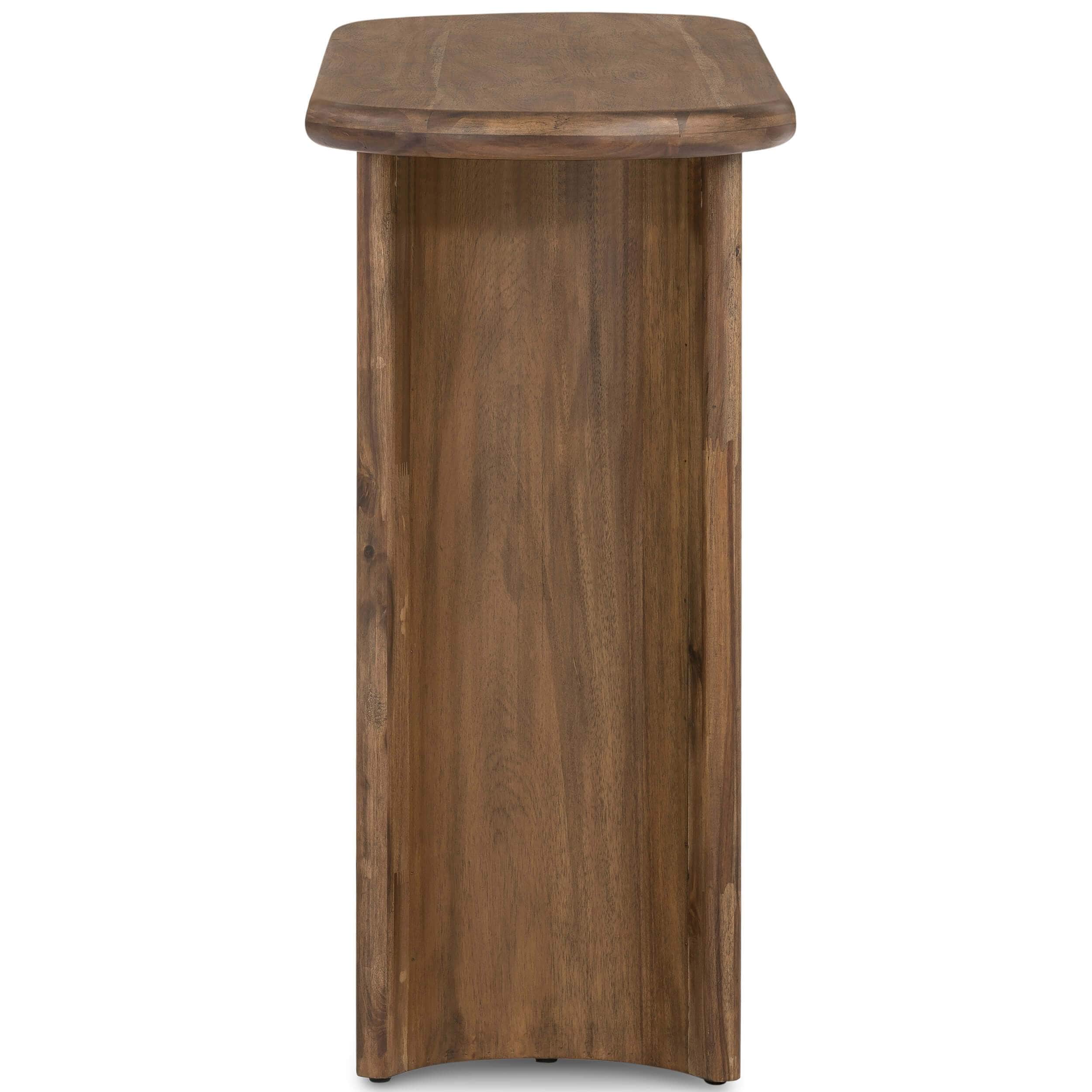 Paden Console Table, Seasoned Brown Acacia by Four Hands - Image 2