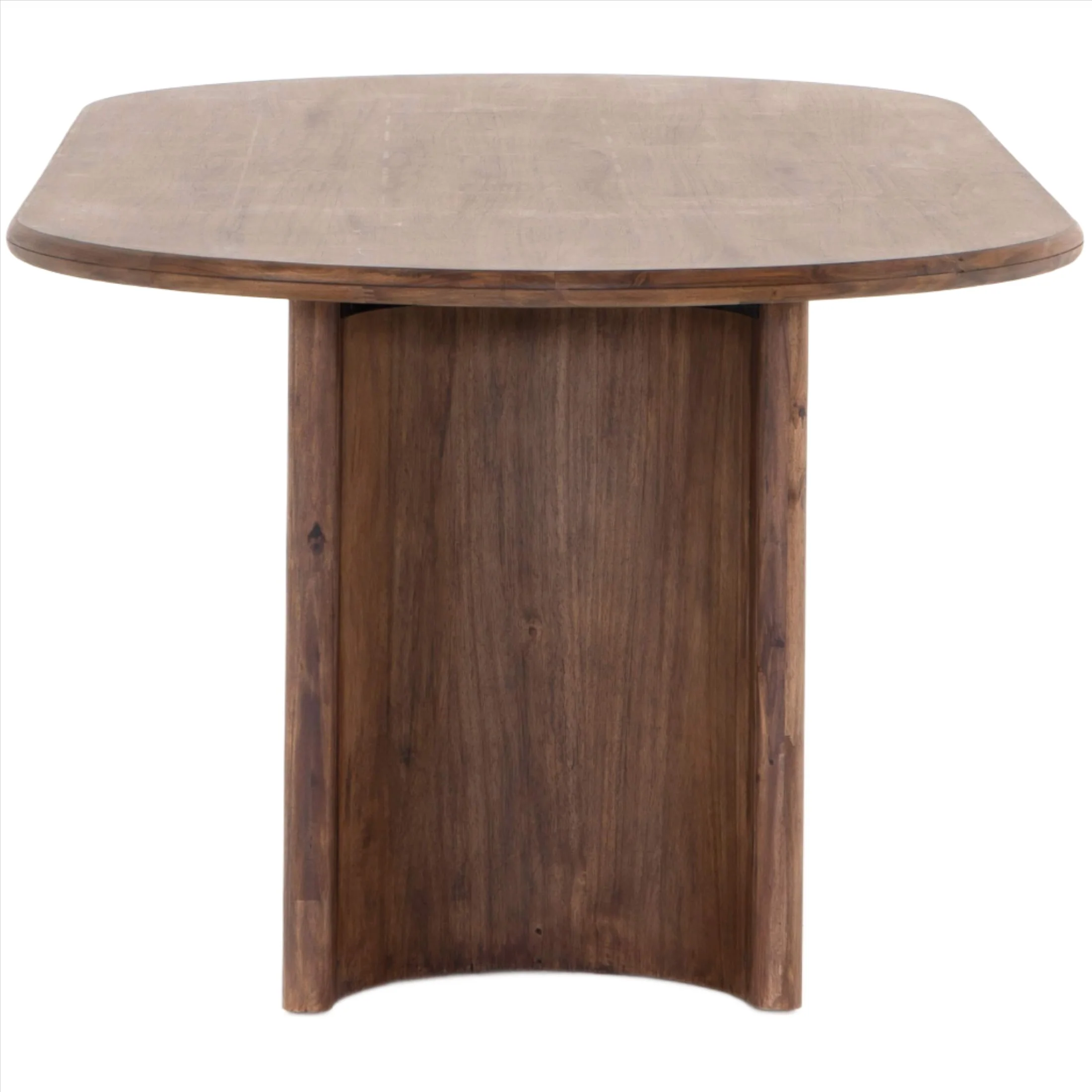 Paden Dining Table, Seasoned Brown Acacia by Four Hands - Image 3