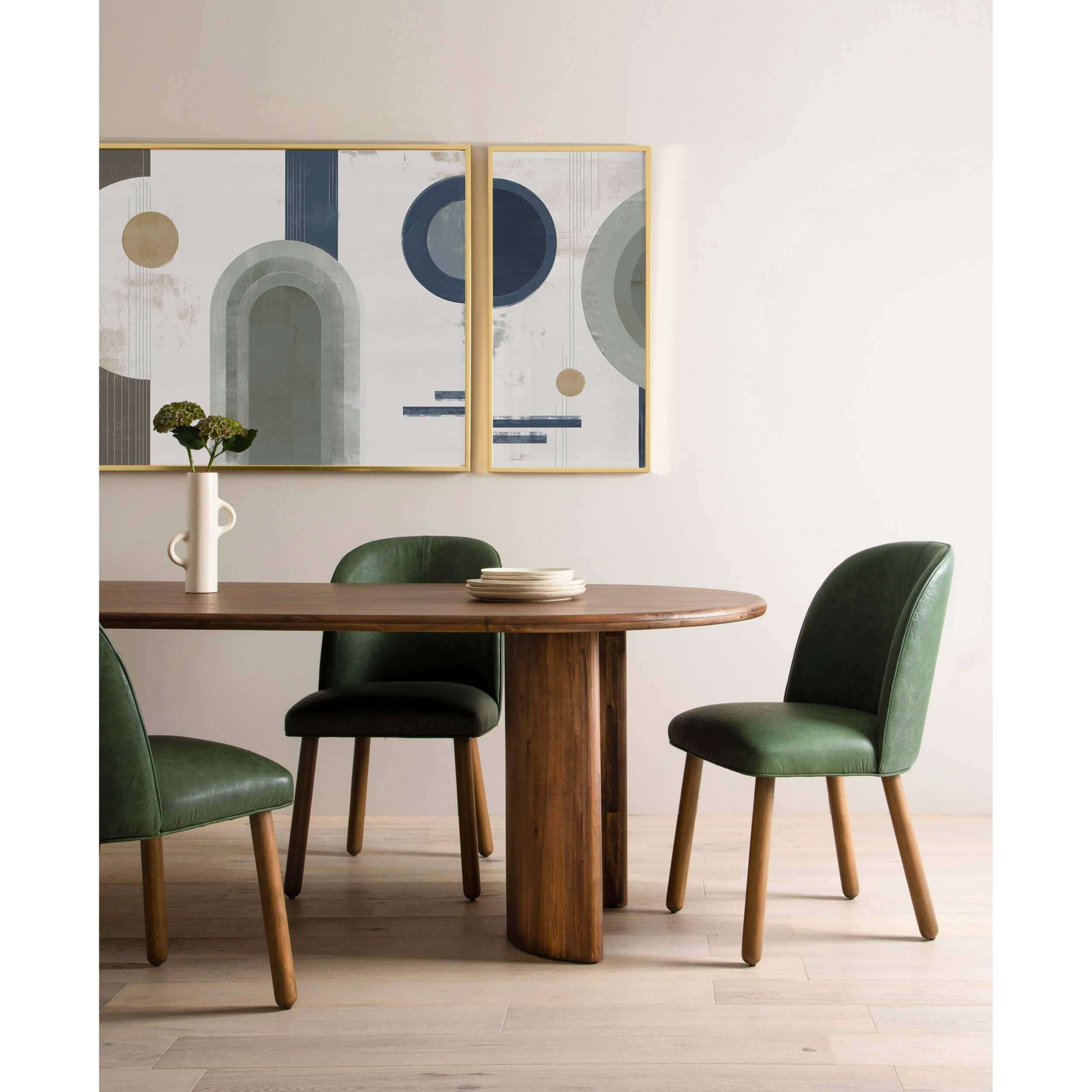 Paden Dining Table, Seasoned Brown Acacia by Four Hands - Image 5