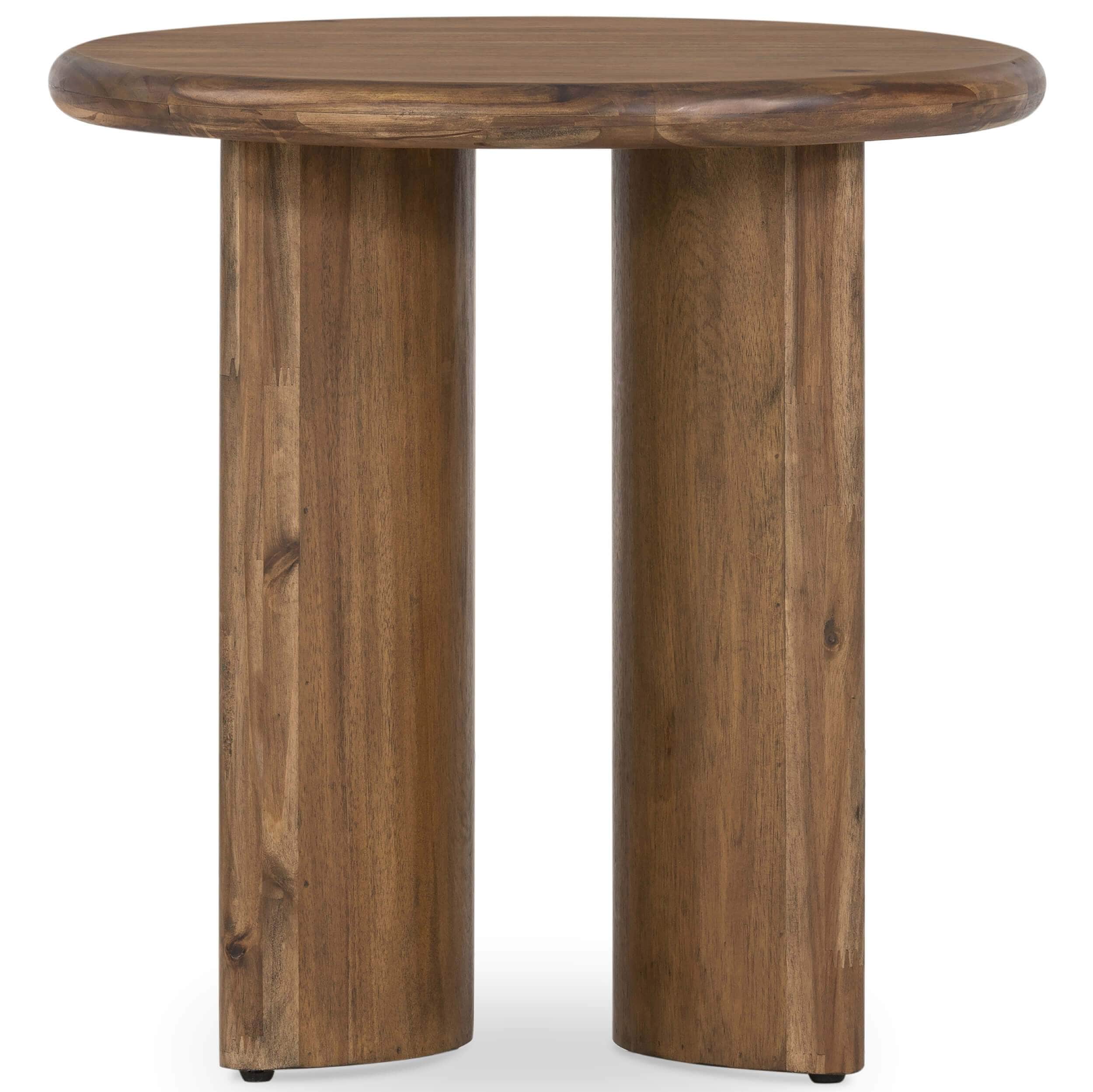Paden End Table, Seasoned Brown Acacia by Four Hands - Image 3