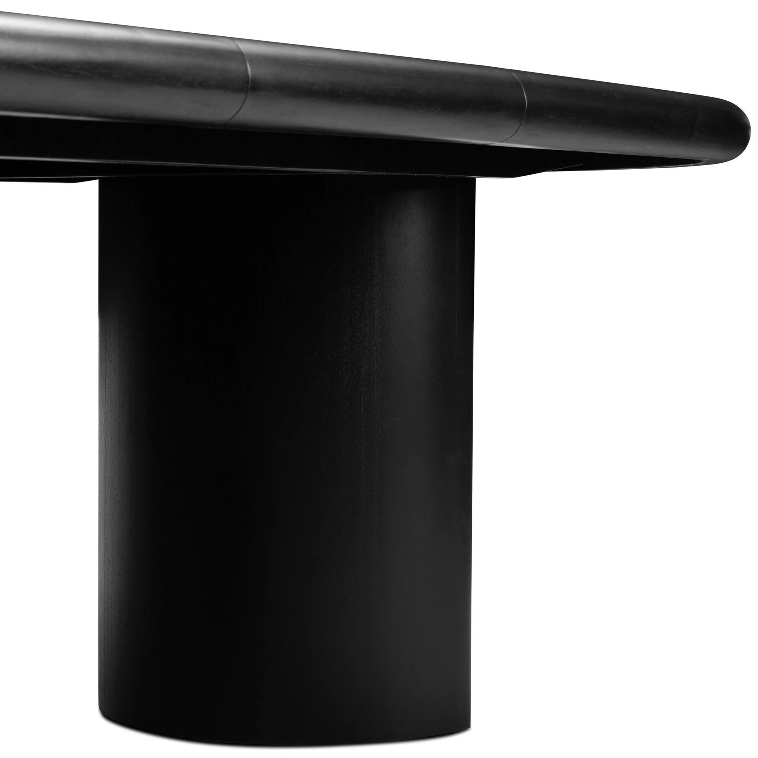 Paden Extension Dining Table, Aged Black by Four Hands - Image 5