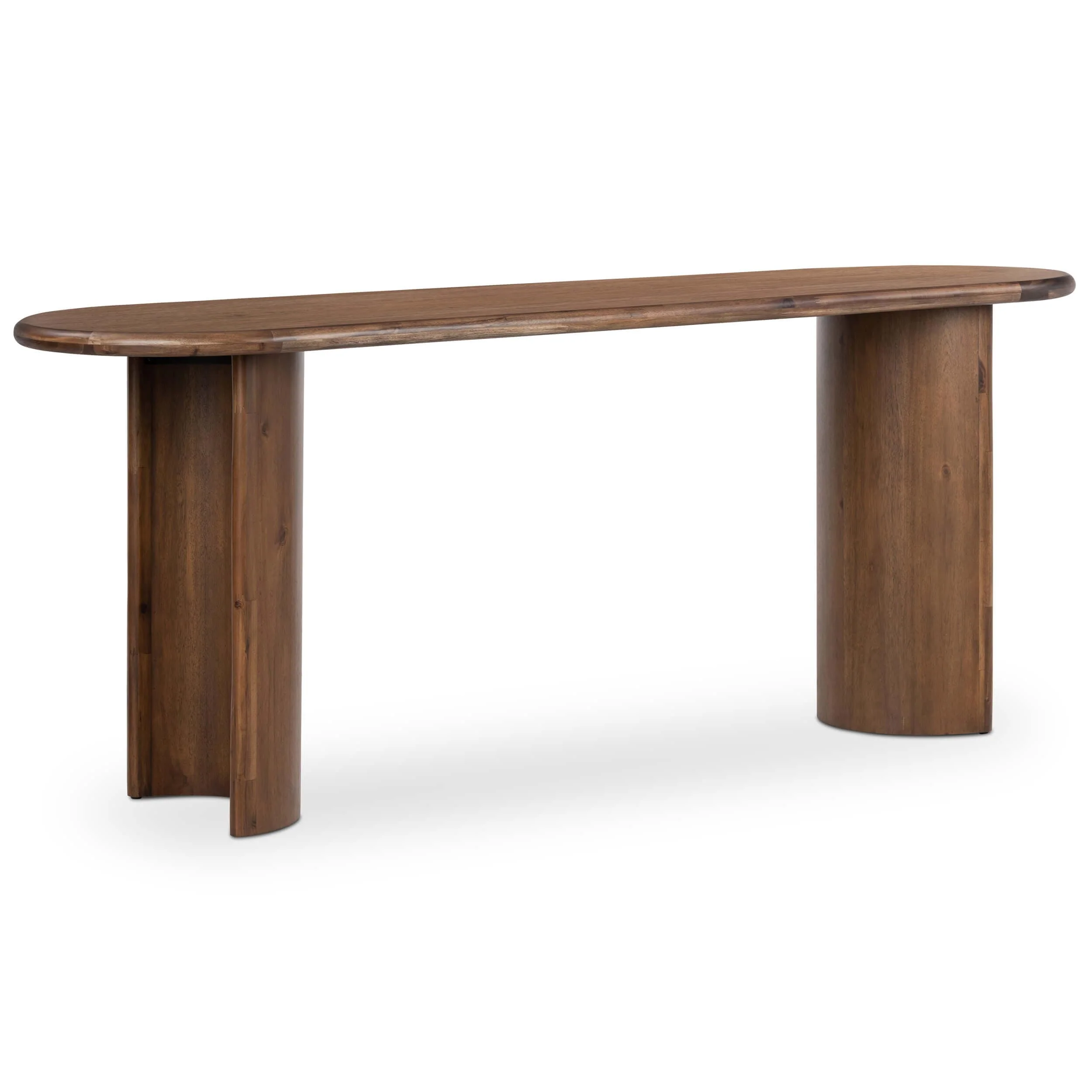 Paden Large Console Table, Seasoned Brown Acacia by Four Hands