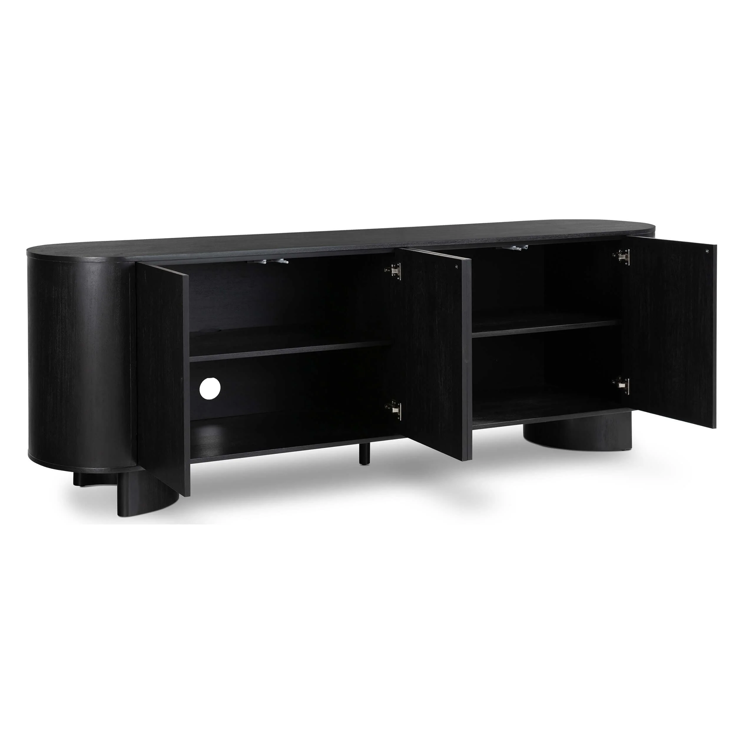 Paden Sideboard, Aged Black by Four Hands - Image 4