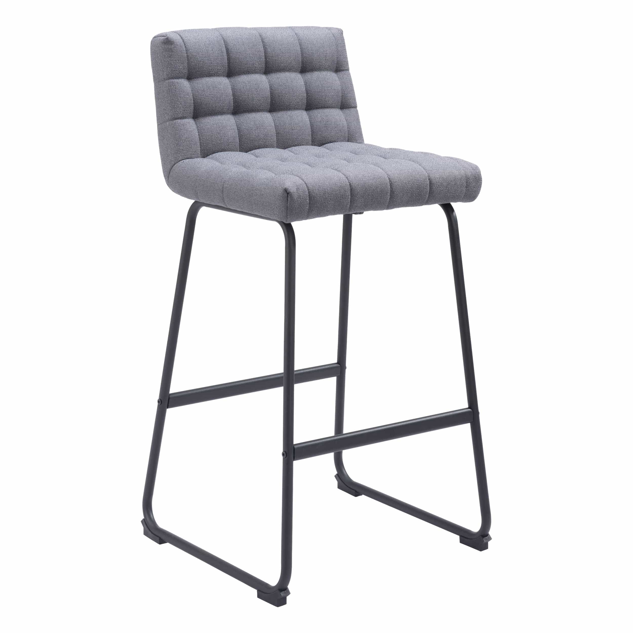 Pago Barstool, Gray, Set of 2
