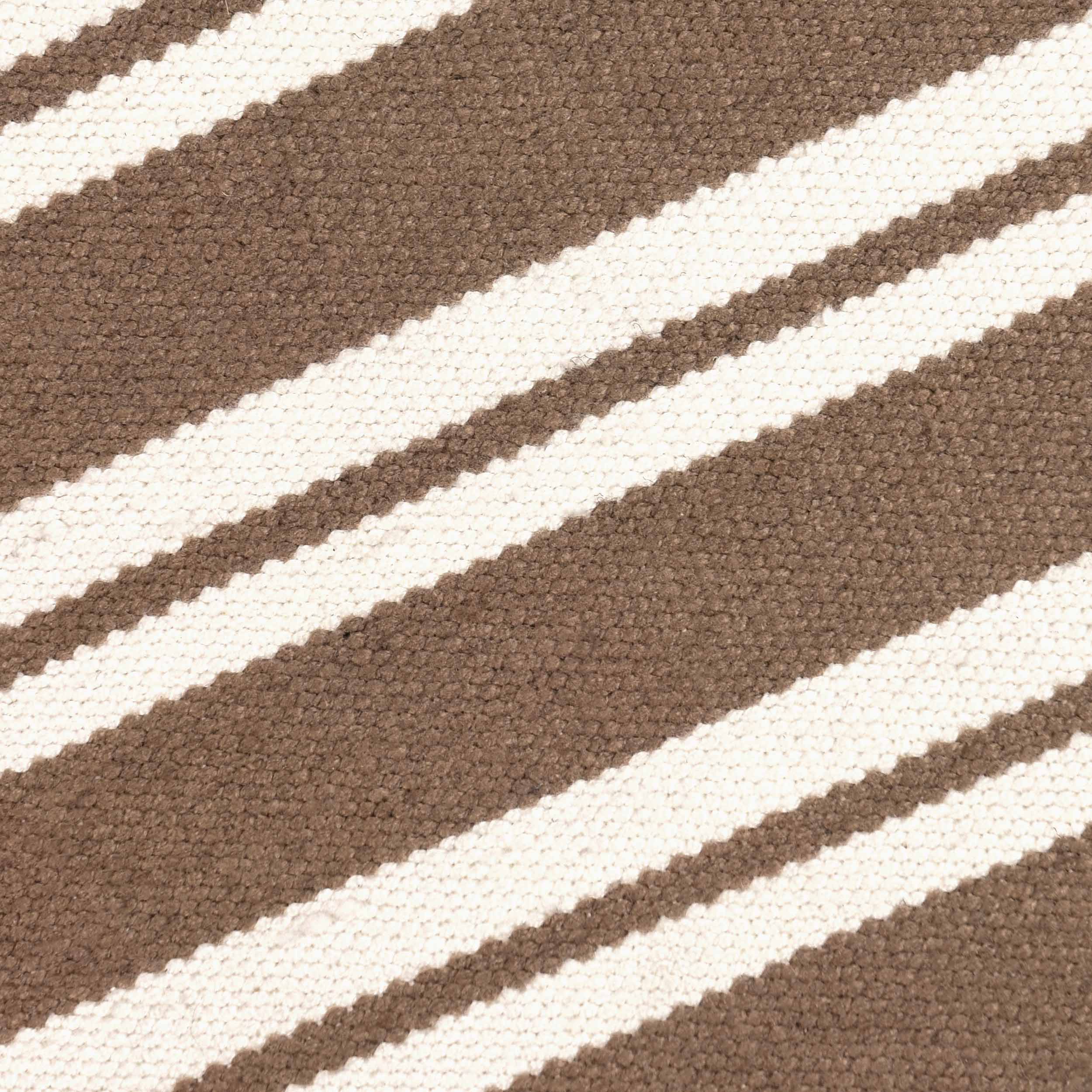 Palma Stripe Rug, Coconut Brown/Ivory - Image 5