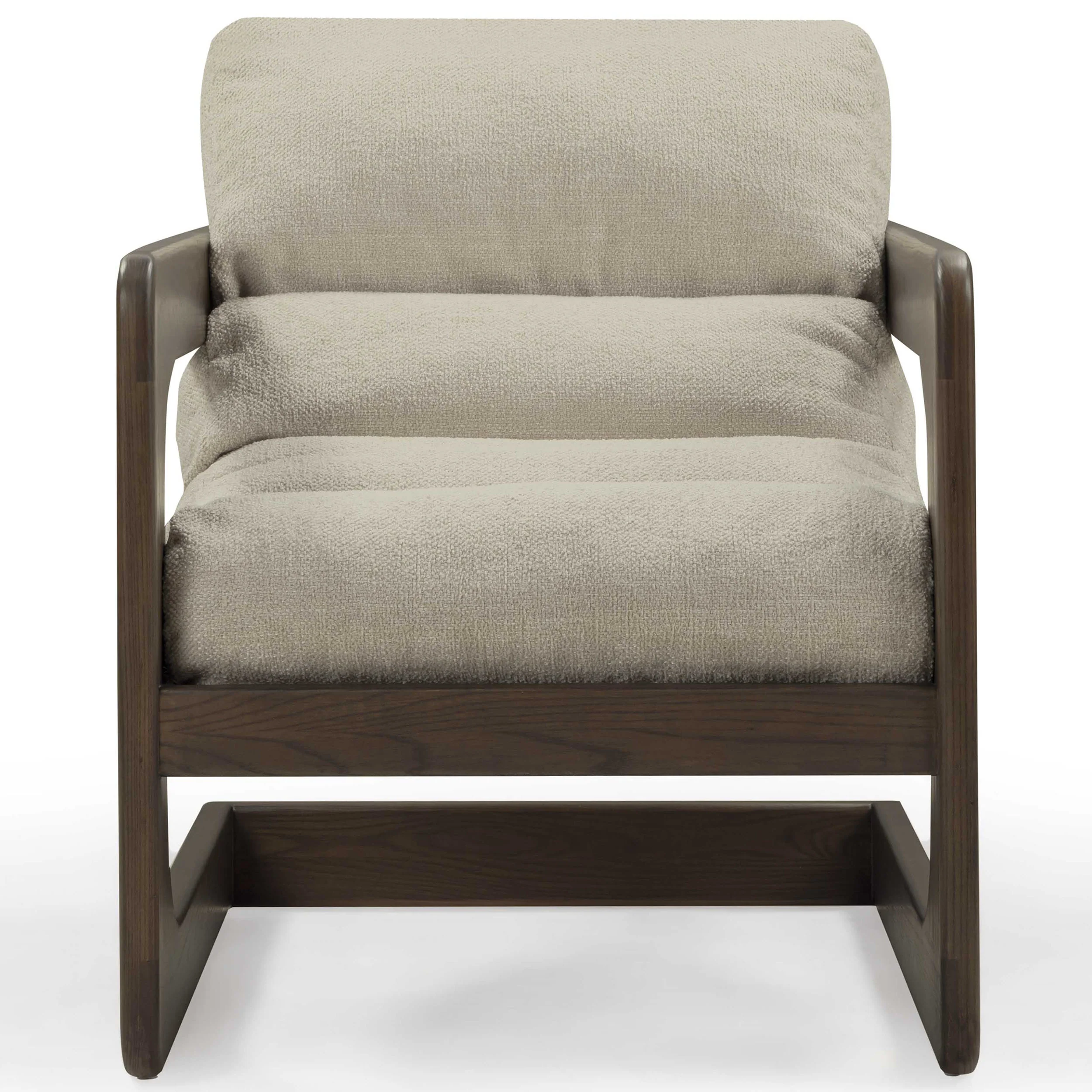 Palma Textured Weave Chair, Cream - Image 2