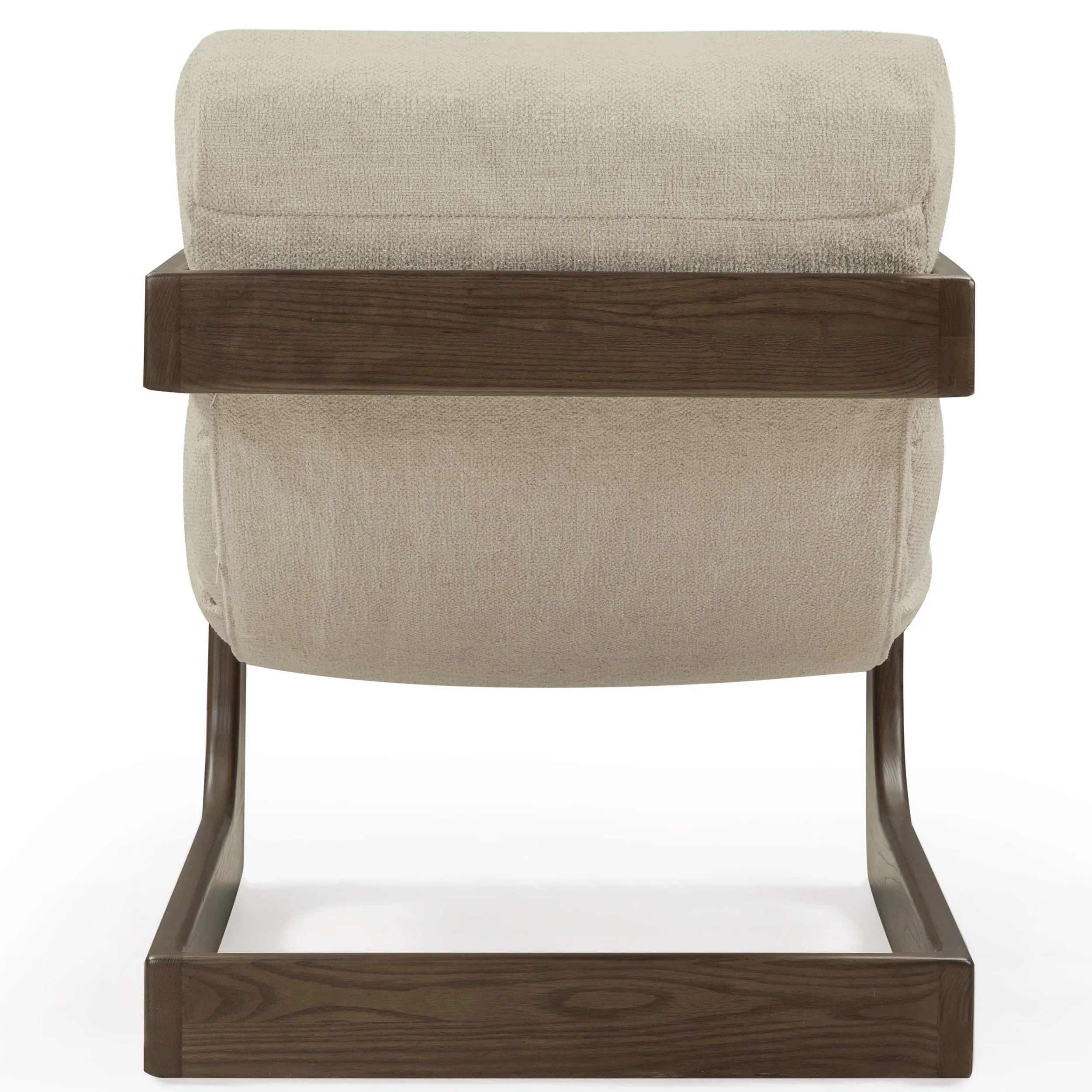 Palma Textured Weave Chair, Cream - Image 4