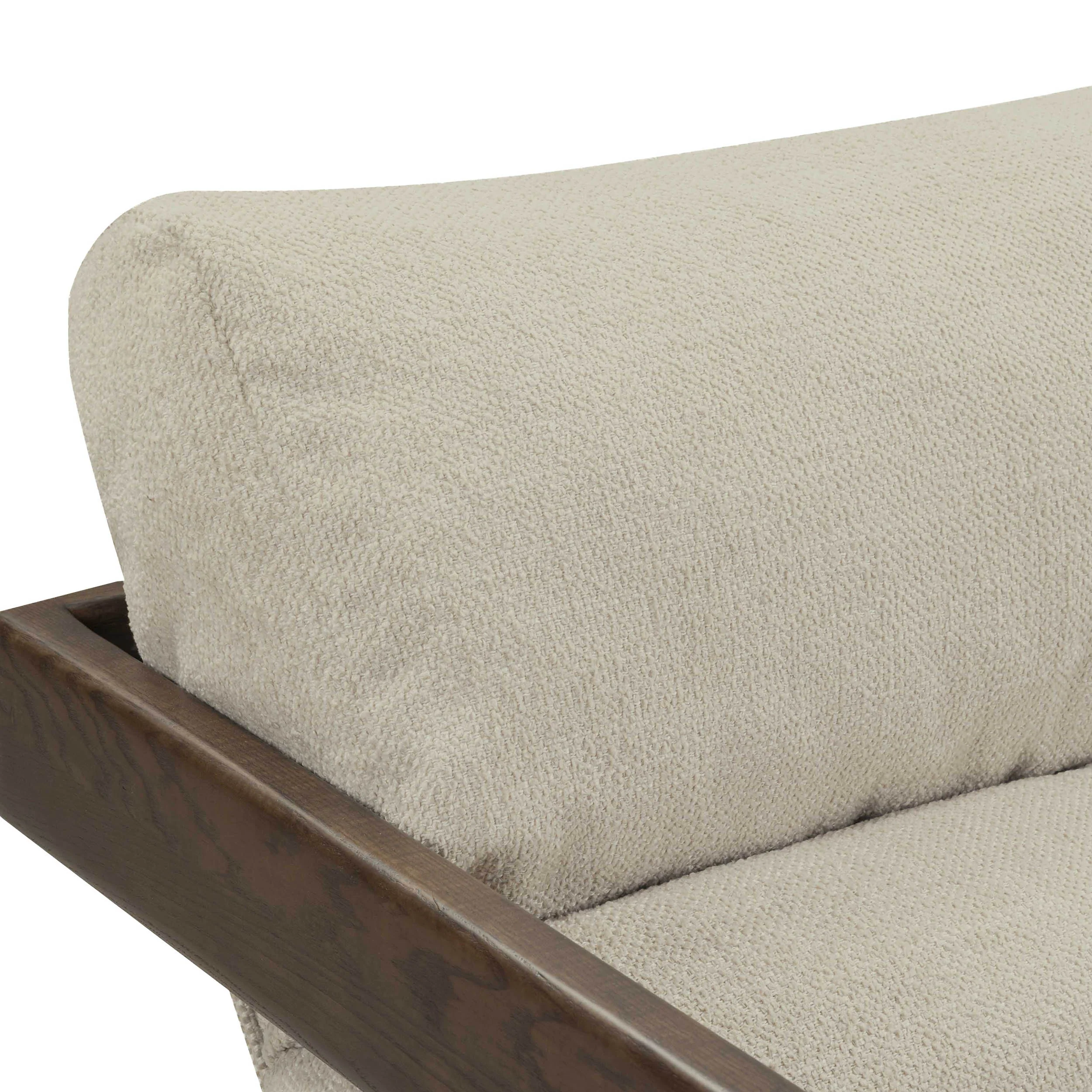 Palma Textured Weave Chair, Cream - Image 6