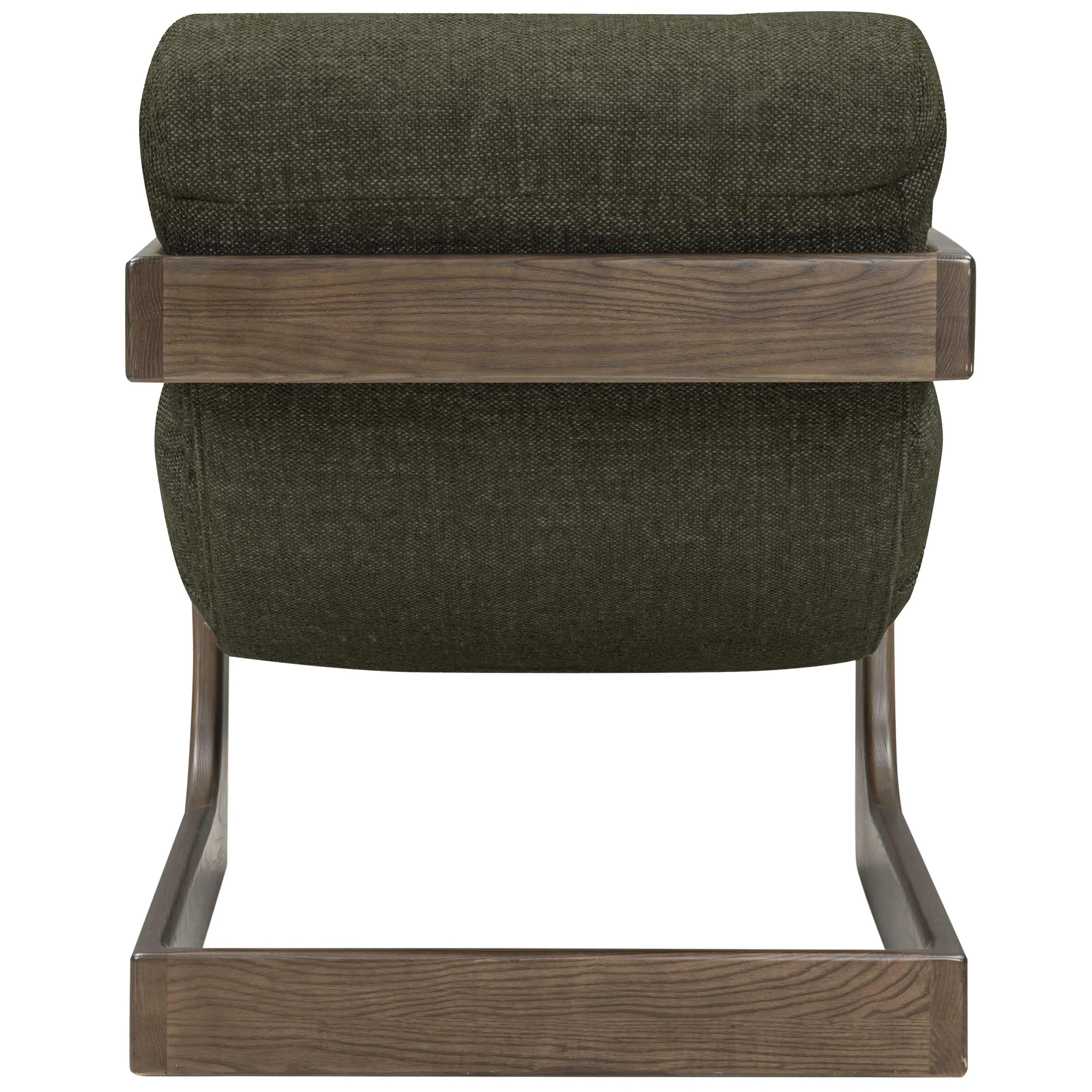 Palma Textured Weave Chair, Forest Green - Image 4