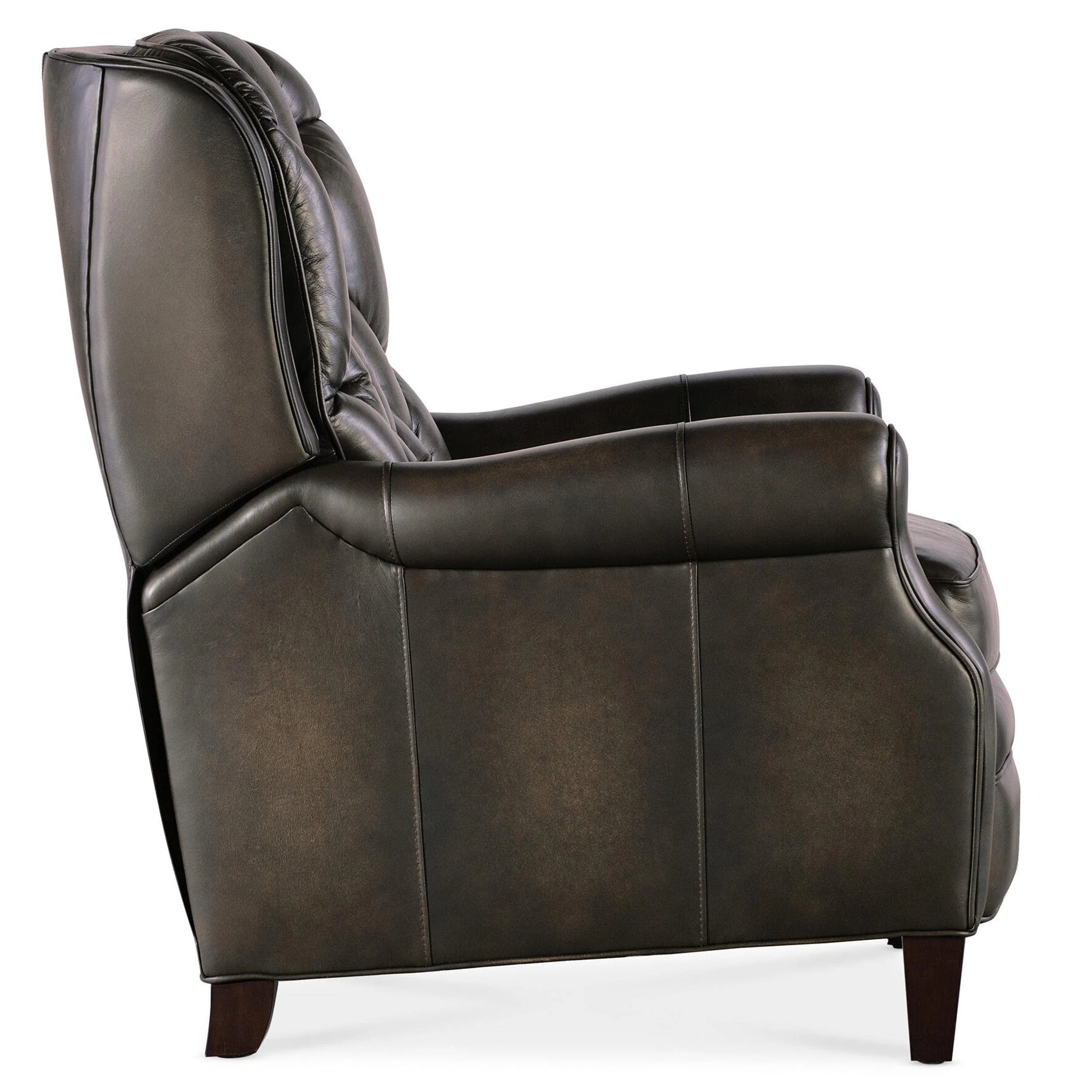 Palmer Leather Press Back Recliner, Sarzana Castle - Image 3