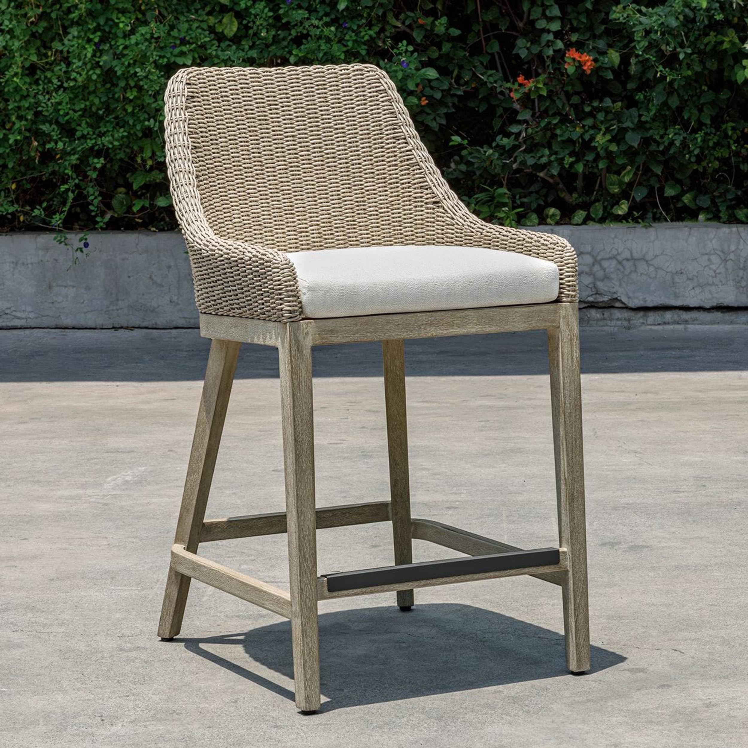 Paloma Outdoor Bar & Counter Stool, Oatmeal - Image 7