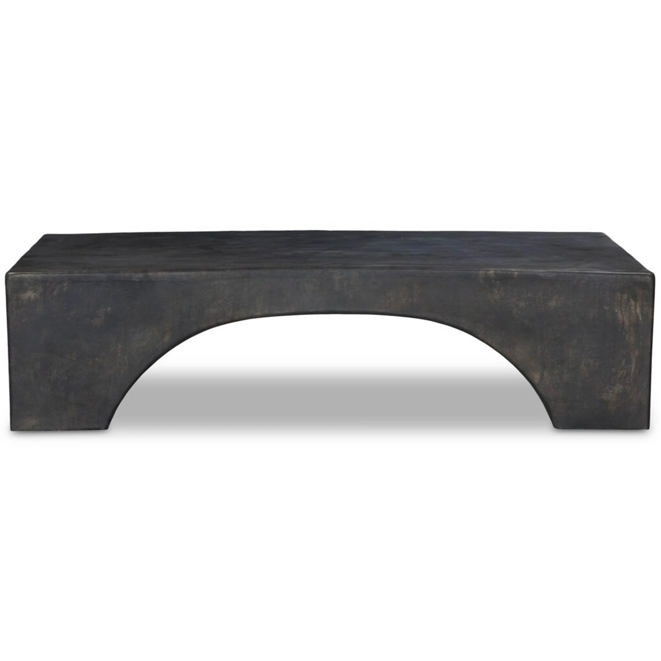 Palumbo Outdoor Coffee Table, Distressed Bronze by Four Hands - Image 2